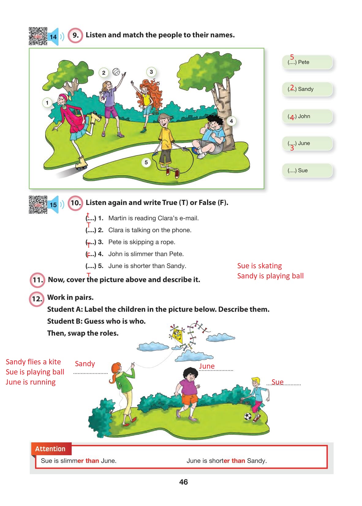 6. Sınıf Hecce Yayıncılık İngilizce Ders Kitabı Sayfa 46 Cevapları