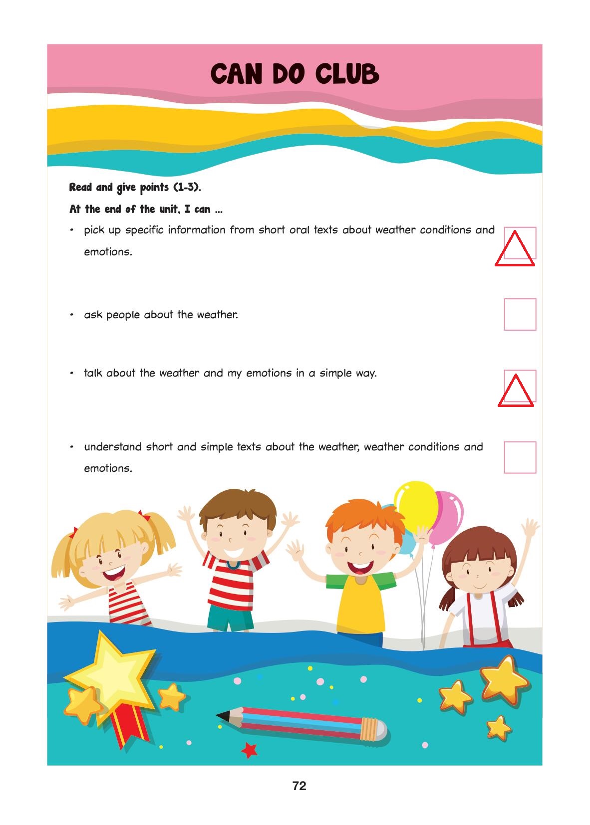 6. Sınıf Hecce Yayıncılık İngilizce Ders Kitabı Sayfa 72 Cevapları