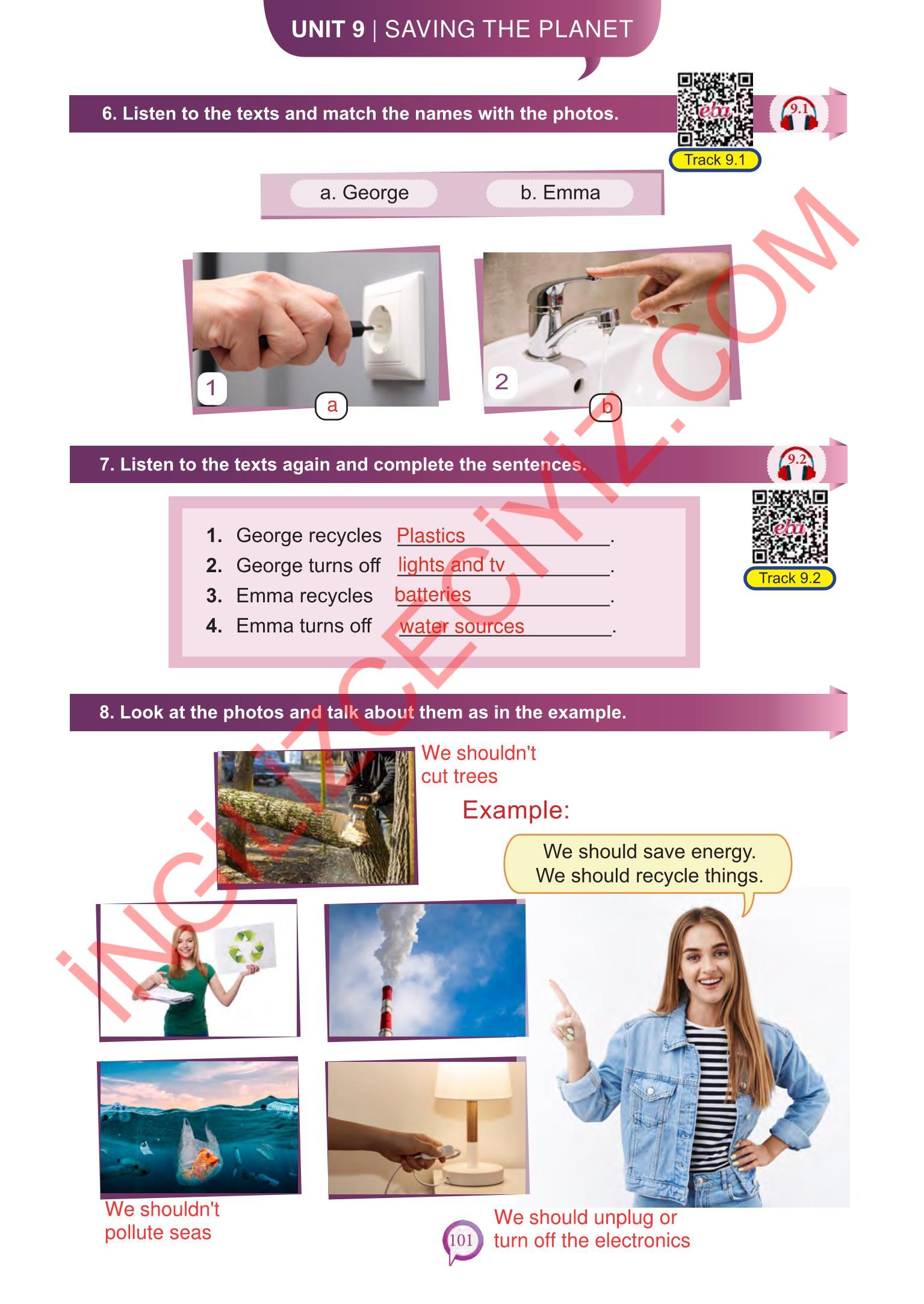 6. Sınıf Meb Yayınları İngilizce Ders Kitabı Sayfa 101 Cevapları 6. Sınıf Meb Yayınları İngilizce Ders Kitabı Sayfa 101 Cevapları