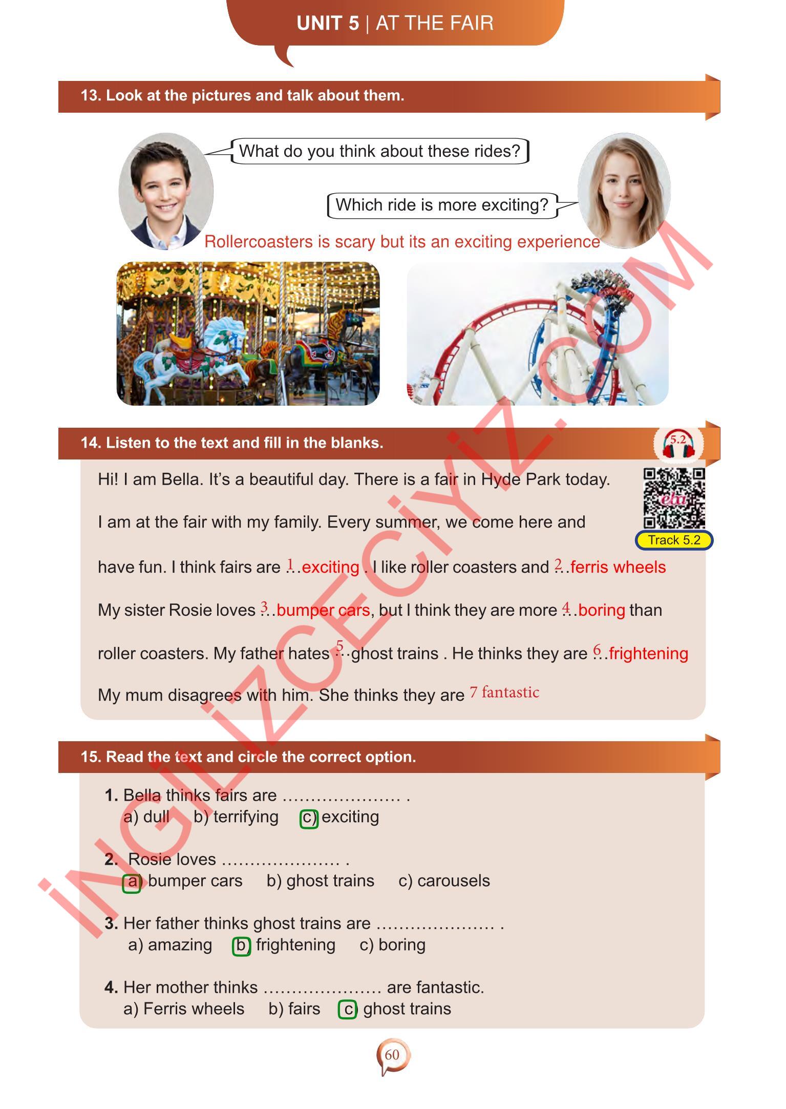 6. Sınıf Meb Yayınları İngilizce Ders Kitabı Sayfa 60 Cevapları 6. Sınıf Meb Yayınları İngilizce Ders Kitabı Sayfa 60 Cevapları