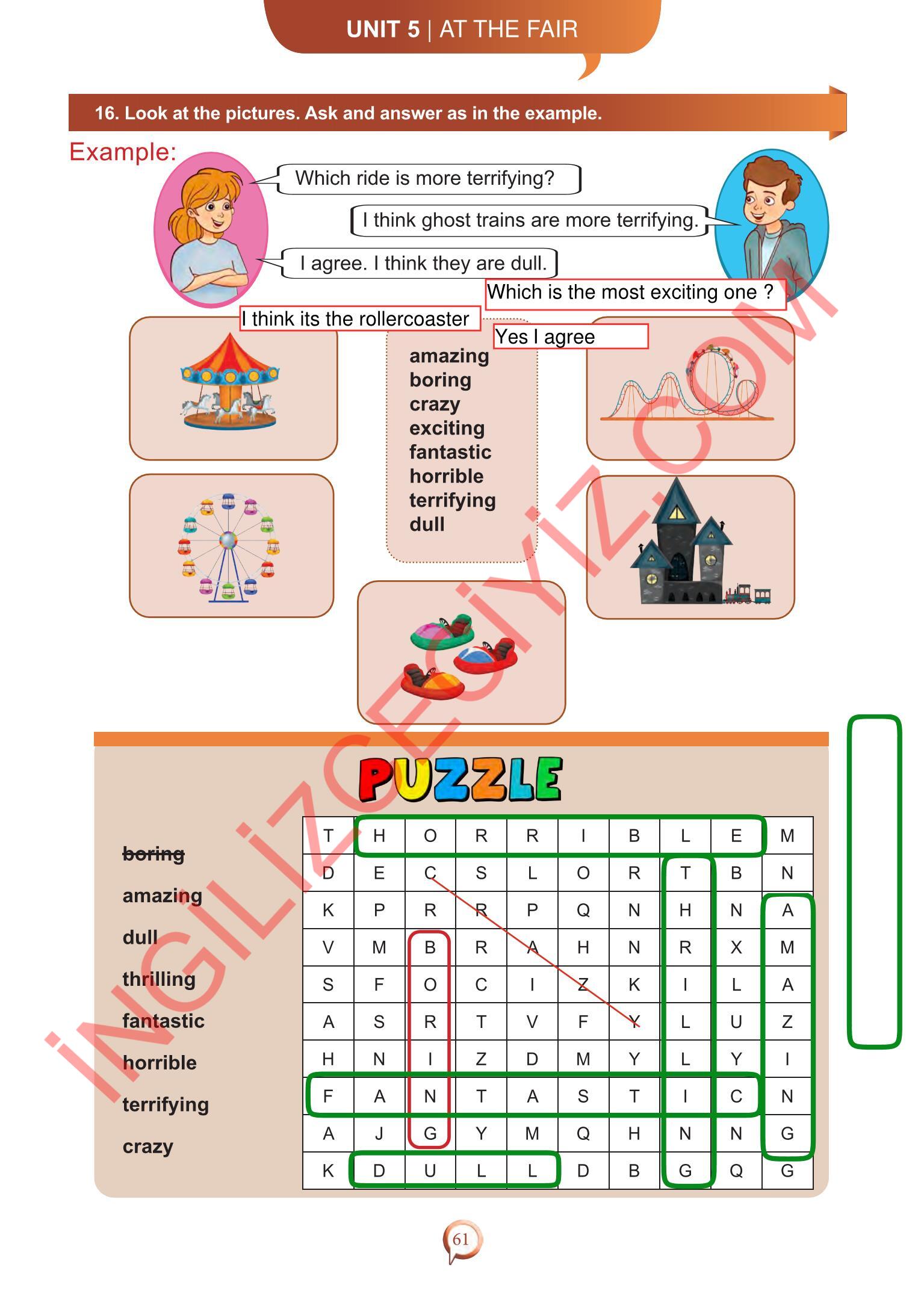 6. Sınıf Meb Yayınları İngilizce Ders Kitabı Sayfa 61 Cevapları 6. Sınıf Meb Yayınları İngilizce Ders Kitabı Sayfa 61 Cevapları