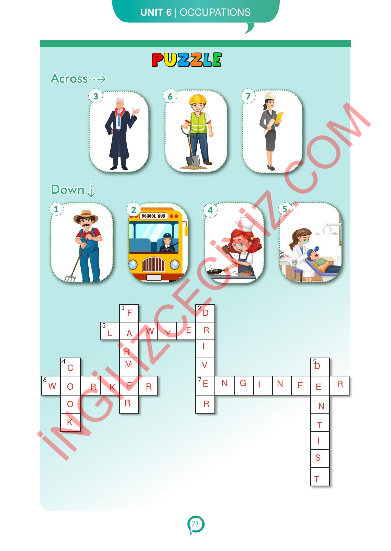 6. Sınıf Meb Yayınları İngilizce Ders Kitabı Sayfa 73 Cevapları 6. Sınıf Meb Yayınları İngilizce Ders Kitabı Sayfa 73 Cevapları