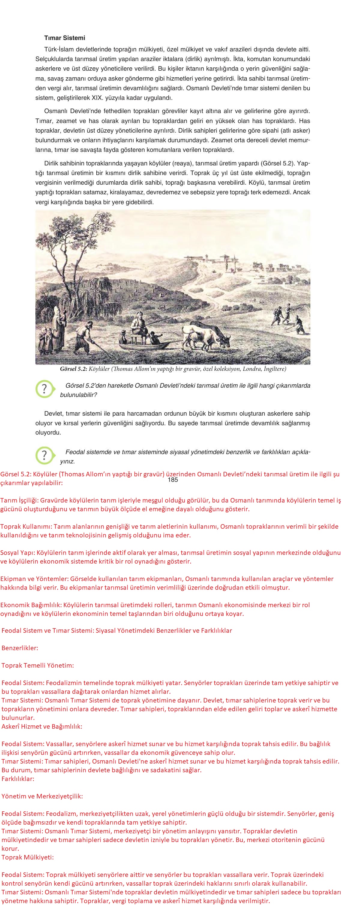 7. Sınıf Yıldırım Yayınları Sosyal Bilgiler Ders Kitabı Sayfa 185 Cevapları 7. Sınıf Yıldırım Yayınları Sosyal Bilgiler Ders Kitabı Sayfa 185 Cevapları