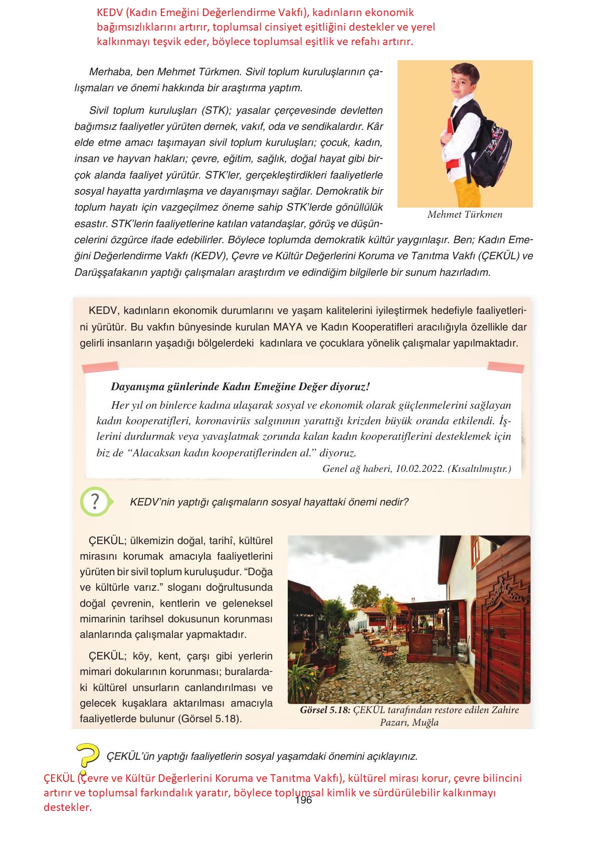 7. Sınıf Yıldırım Yayınları Sosyal Bilgiler Ders Kitabı Sayfa 196 Cevapları 7. Sınıf Yıldırım Yayınları Sosyal Bilgiler Ders Kitabı Sayfa 196 Cevapları