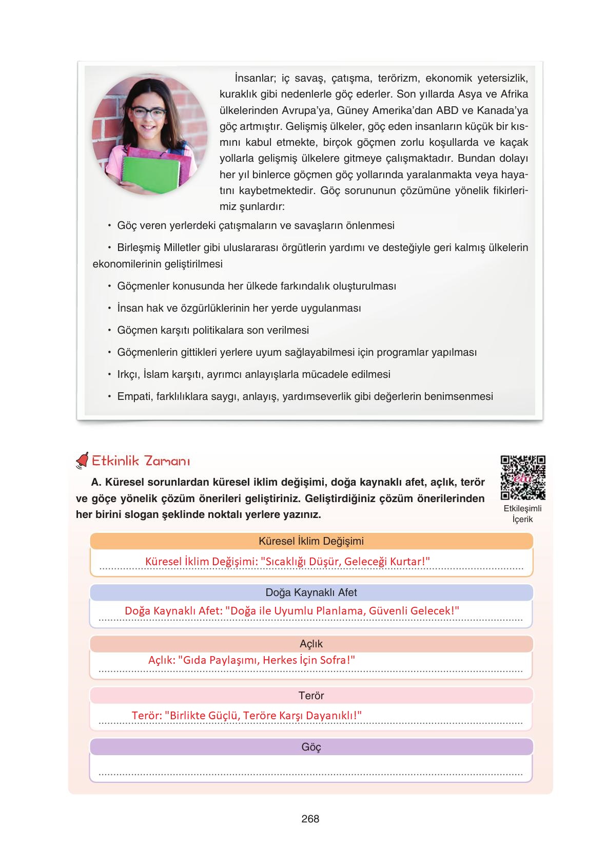 7. Sınıf Yıldırım Yayınları Sosyal Bilgiler Ders Kitabı Sayfa 268 Cevapları 7. Sınıf Yıldırım Yayınları Sosyal Bilgiler Ders Kitabı Sayfa 268 Cevapları