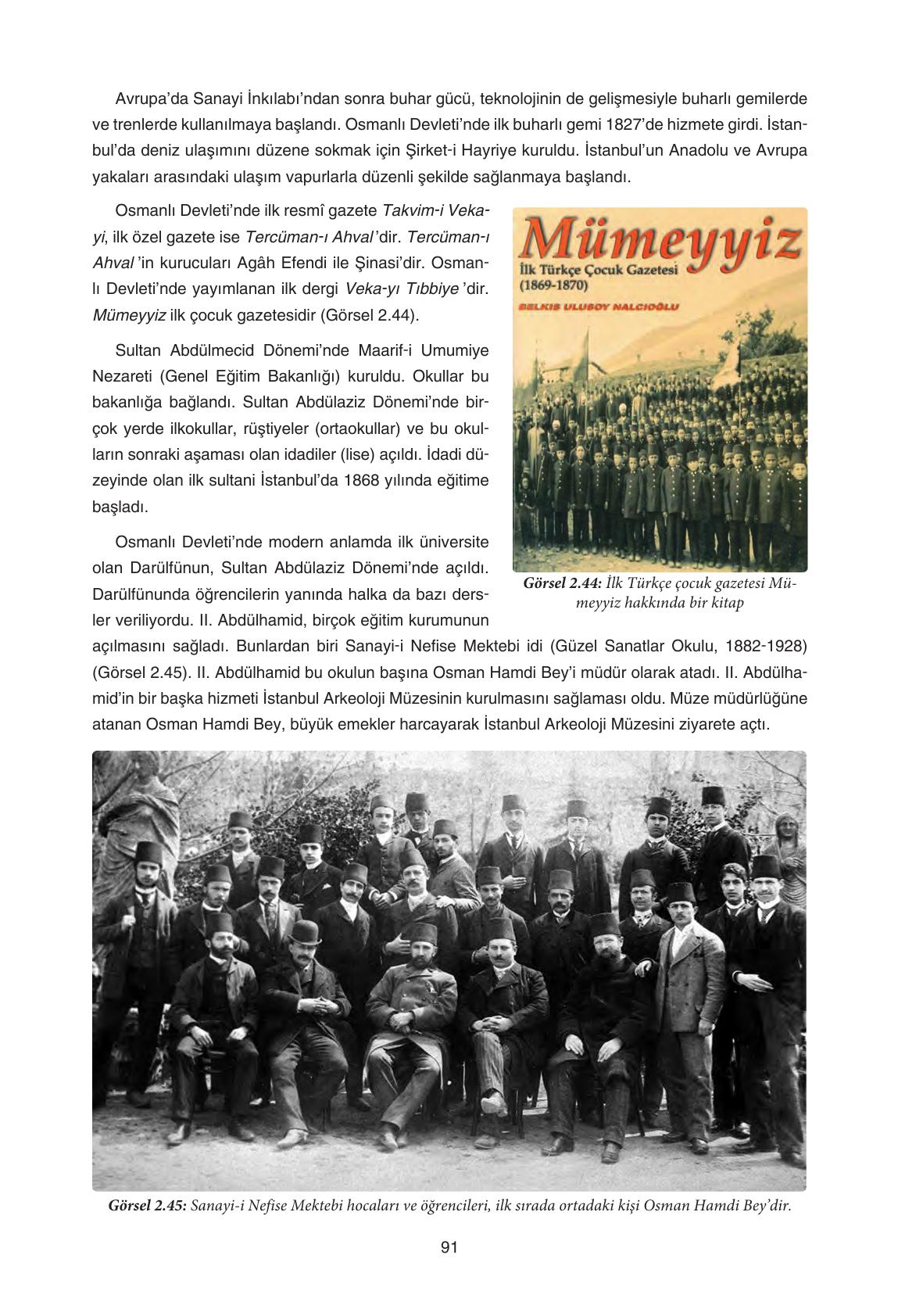 7. Sınıf Yıldırım Yayınları Sosyal Bilgiler Ders Kitabı Sayfa 91 Cevapları 7. Sınıf Yıldırım Yayınları Sosyal Bilgiler Ders Kitabı Sayfa 91 Cevapları