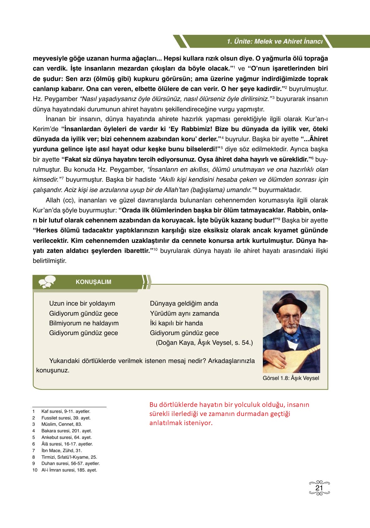 7. Sınıf Erkad Yayıncılık Din Kültürü Ve Ahlak Bilgisi Ders Kitabı Sayfa 21 Cevapları 7. Sınıf Erkad Yayıncılık Din Kültürü Ve Ahlak Bilgisi Ders Kitabı Sayfa 21 Cevapları