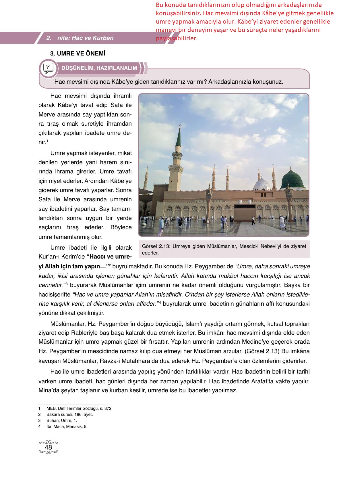 7. Sınıf Erkad Yayıncılık Din Kültürü Ve Ahlak Bilgisi Ders Kitabı Sayfa 48 Cevapları 7. Sınıf Erkad Yayıncılık Din Kültürü Ve Ahlak Bilgisi Ders Kitabı Sayfa 48 Cevapları