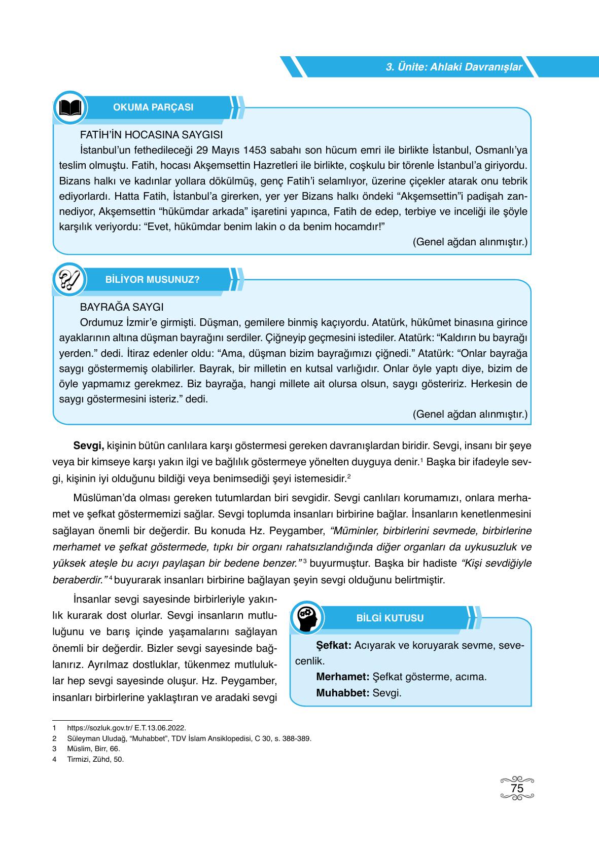 7. Sınıf Erkad Yayıncılık Din Kültürü Ve Ahlak Bilgisi Ders Kitabı Sayfa 75 Cevapları 7. Sınıf Erkad Yayıncılık Din Kültürü Ve Ahlak Bilgisi Ders Kitabı Sayfa 75 Cevapları