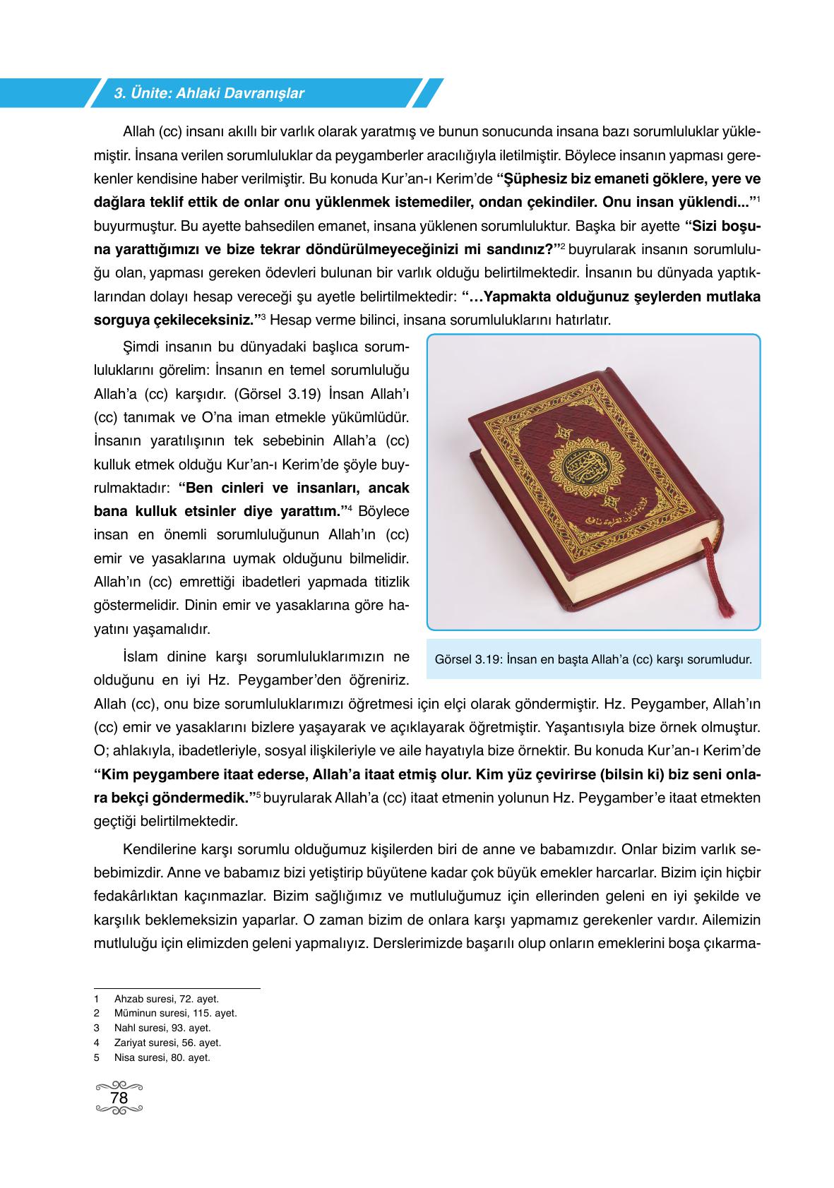 7. Sınıf Erkad Yayıncılık Din Kültürü Ve Ahlak Bilgisi Ders Kitabı Sayfa 78 Cevapları 7. Sınıf Erkad Yayıncılık Din Kültürü Ve Ahlak Bilgisi Ders Kitabı Sayfa 78 Cevapları