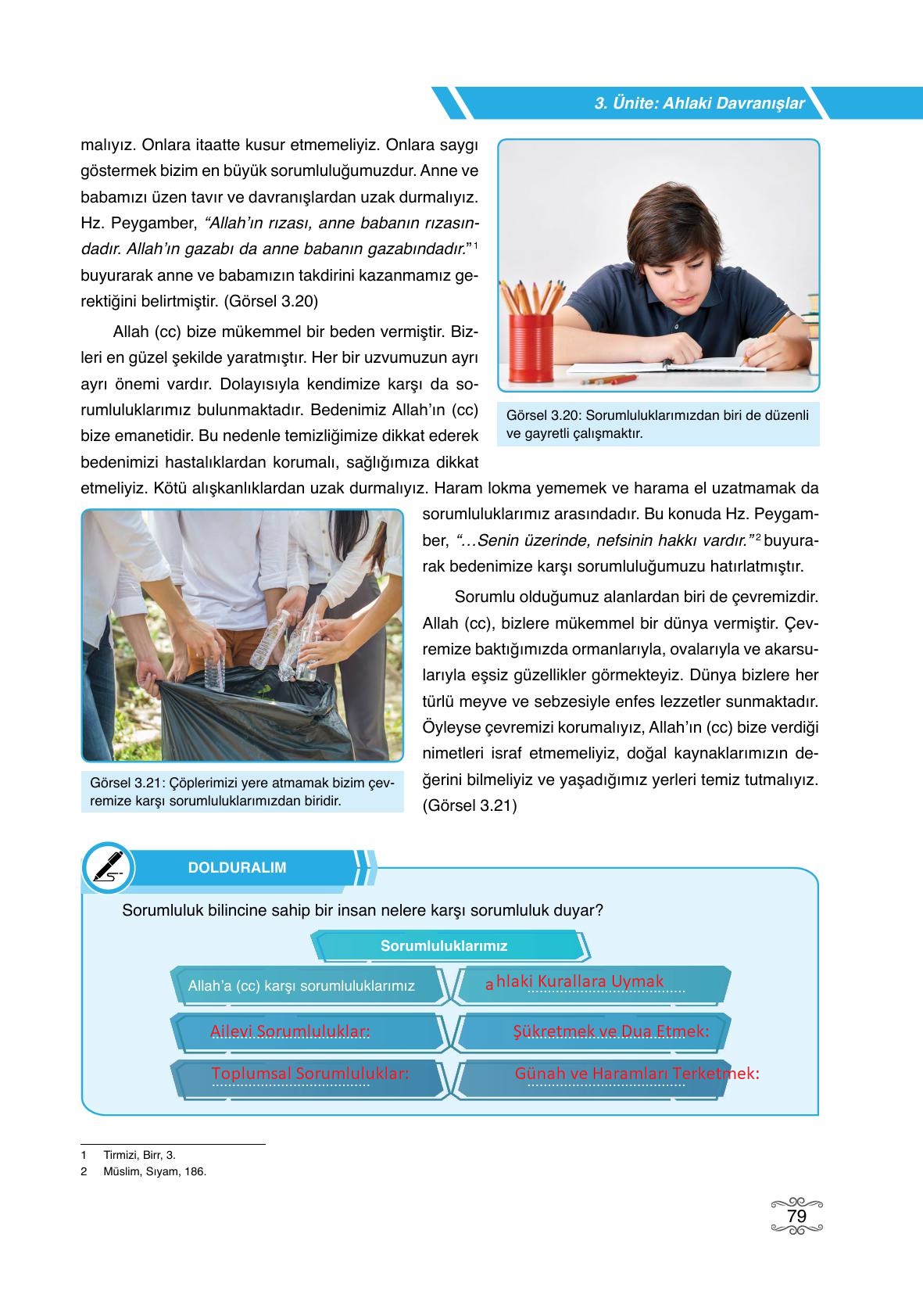 7. Sınıf Erkad Yayıncılık Din Kültürü Ve Ahlak Bilgisi Ders Kitabı Sayfa 79 Cevapları 7. Sınıf Erkad Yayıncılık Din Kültürü Ve Ahlak Bilgisi Ders Kitabı Sayfa 79 Cevapları