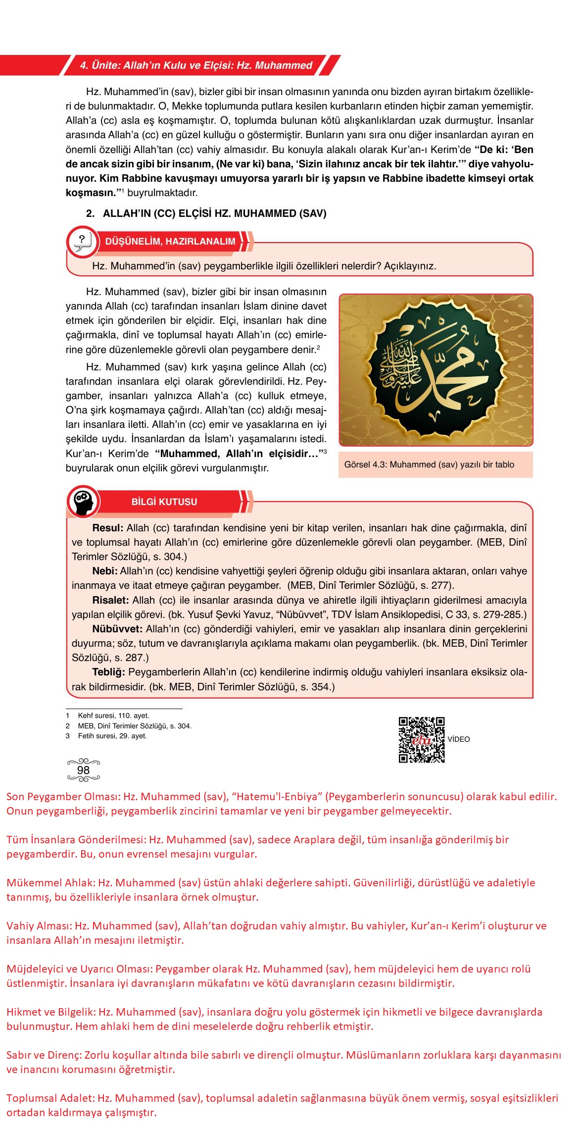 7. Sınıf Erkad Yayıncılık Din Kültürü Ve Ahlak Bilgisi Ders Kitabı Sayfa 98 Cevapları 7. Sınıf Erkad Yayıncılık Din Kültürü Ve Ahlak Bilgisi Ders Kitabı Sayfa 98 Cevapları