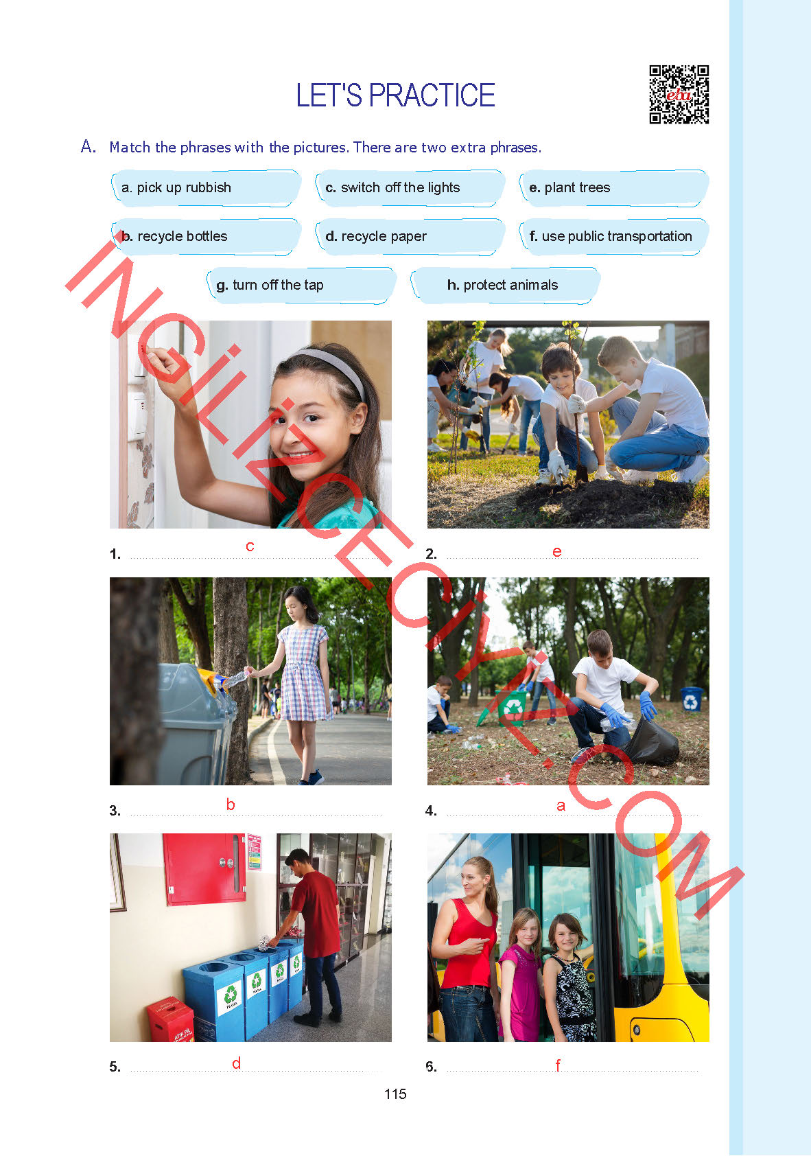 7. Sınıf Yıldırım Yayınları İngilizce Ders Kitabı Sayfa 115 Cevapları 7. Sınıf Yıldırım Yayınları İngilizce Ders Kitabı Sayfa 115 Cevapları