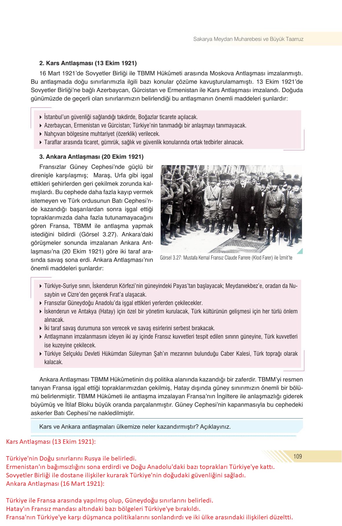 8. Sınıf Semih Ofset SEK Yayınları İnkılap Tarihi Ders Kitabı Sayfa 109 Cevapları 8. Sınıf Semih Ofset SEK Yayınları İnkılap Tarihi Ders Kitabı Sayfa 109 Cevapları