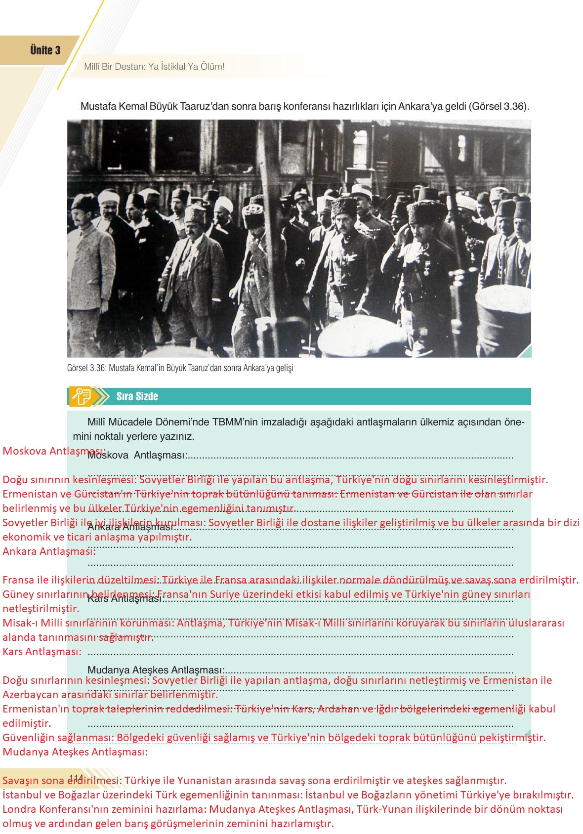 8. Sınıf Semih Ofset SEK Yayınları İnkılap Tarihi Ders Kitabı Sayfa 114 Cevapları 8. Sınıf Semih Ofset SEK Yayınları İnkılap Tarihi Ders Kitabı Sayfa 114 Cevapları
