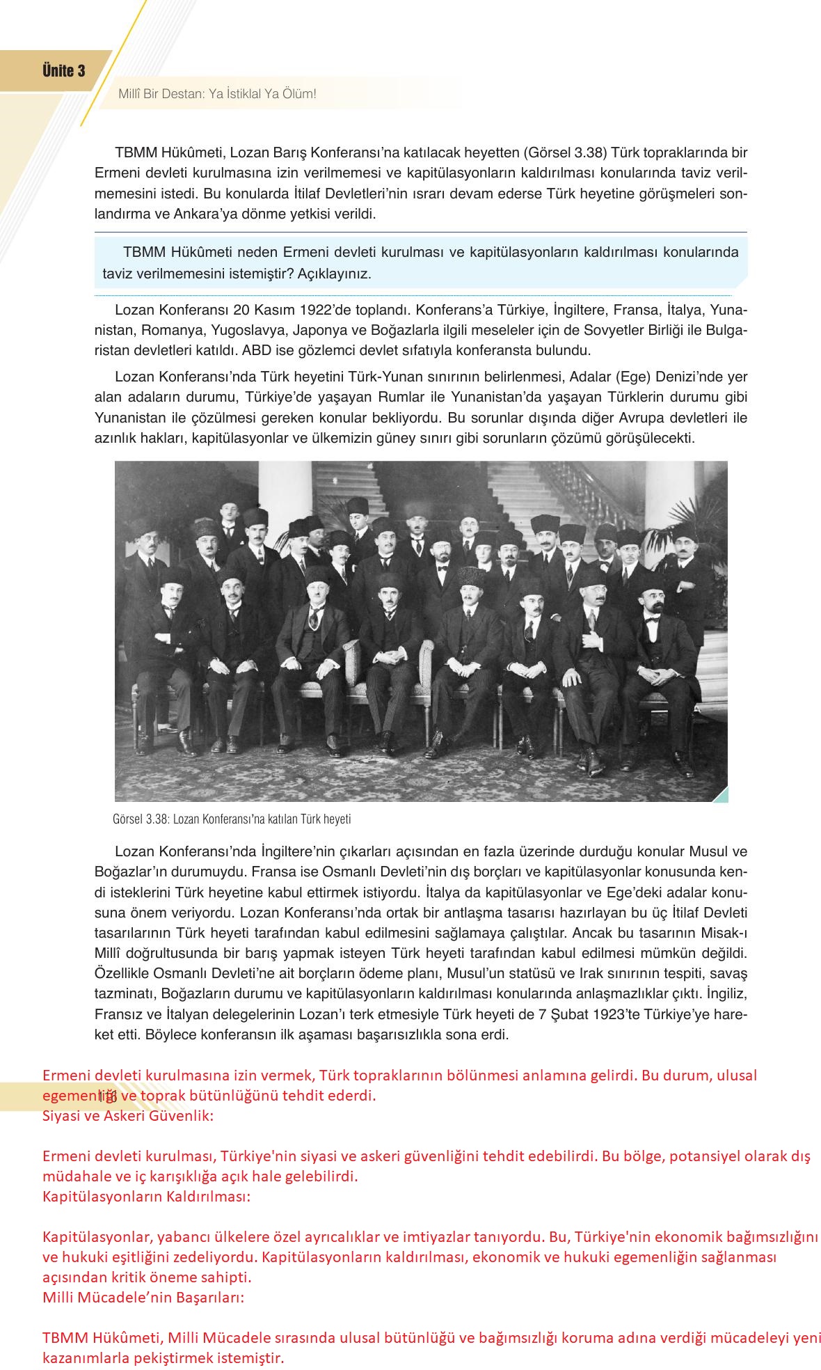 8. Sınıf Semih Ofset SEK Yayınları İnkılap Tarihi Ders Kitabı Sayfa 116 Cevapları 8. Sınıf Semih Ofset SEK Yayınları İnkılap Tarihi Ders Kitabı Sayfa 116 Cevapları