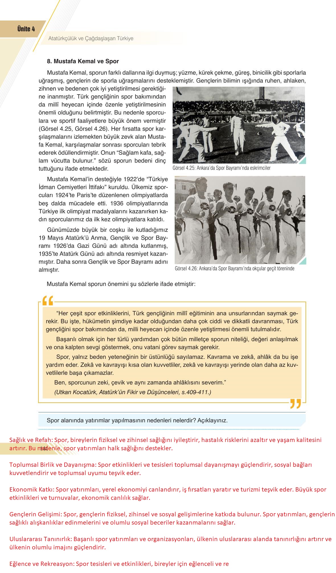8. Sınıf Semih Ofset SEK Yayınları İnkılap Tarihi Ders Kitabı Sayfa 144 Cevapları 8. Sınıf Semih Ofset SEK Yayınları İnkılap Tarihi Ders Kitabı Sayfa 144 Cevapları