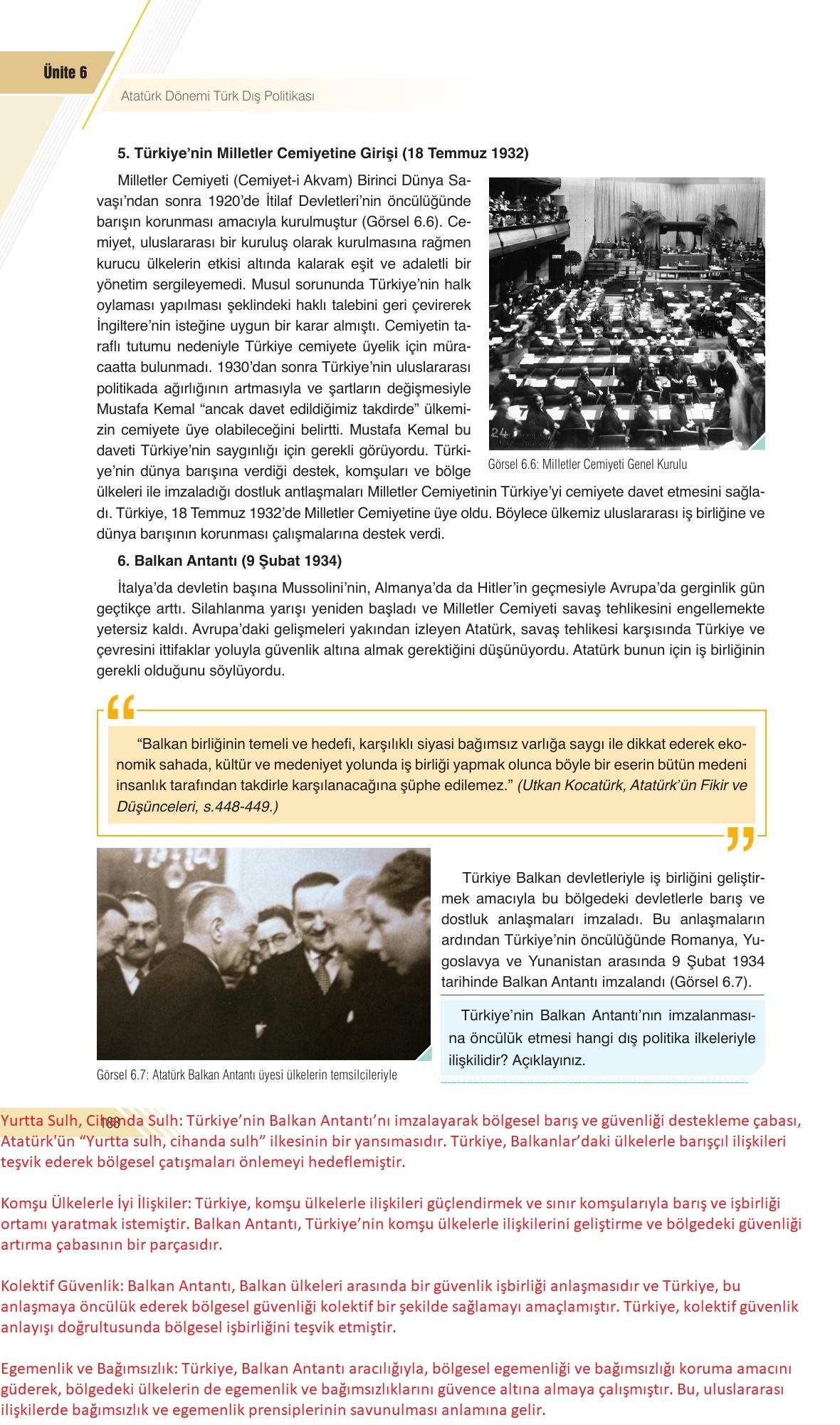 8. Sınıf Semih Ofset SEK Yayınları İnkılap Tarihi Ders Kitabı Sayfa 188 Cevapları