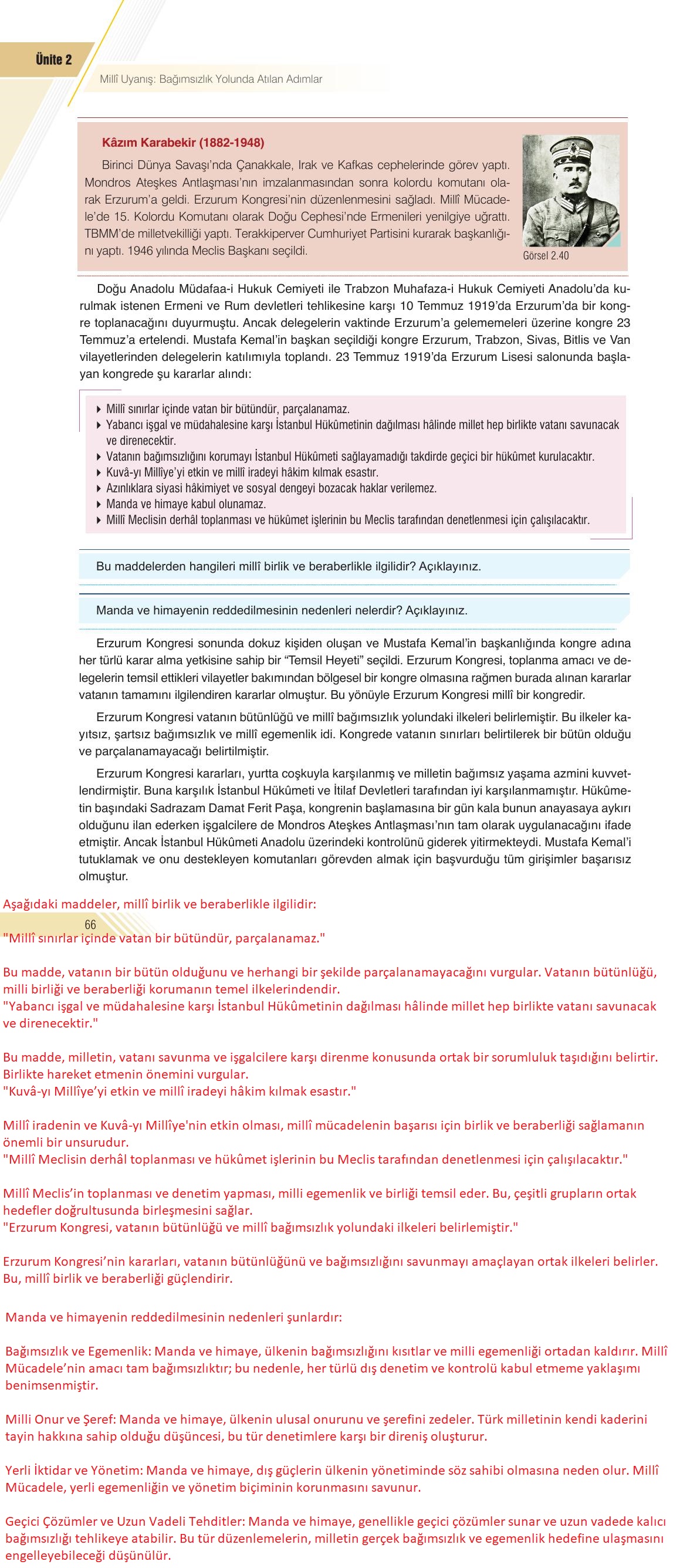 8. Sınıf Semih Ofset SEK Yayınları İnkılap Tarihi Ders Kitabı Sayfa 66 Cevapları 8. Sınıf Semih Ofset SEK Yayınları İnkılap Tarihi Ders Kitabı Sayfa 66 Cevapları