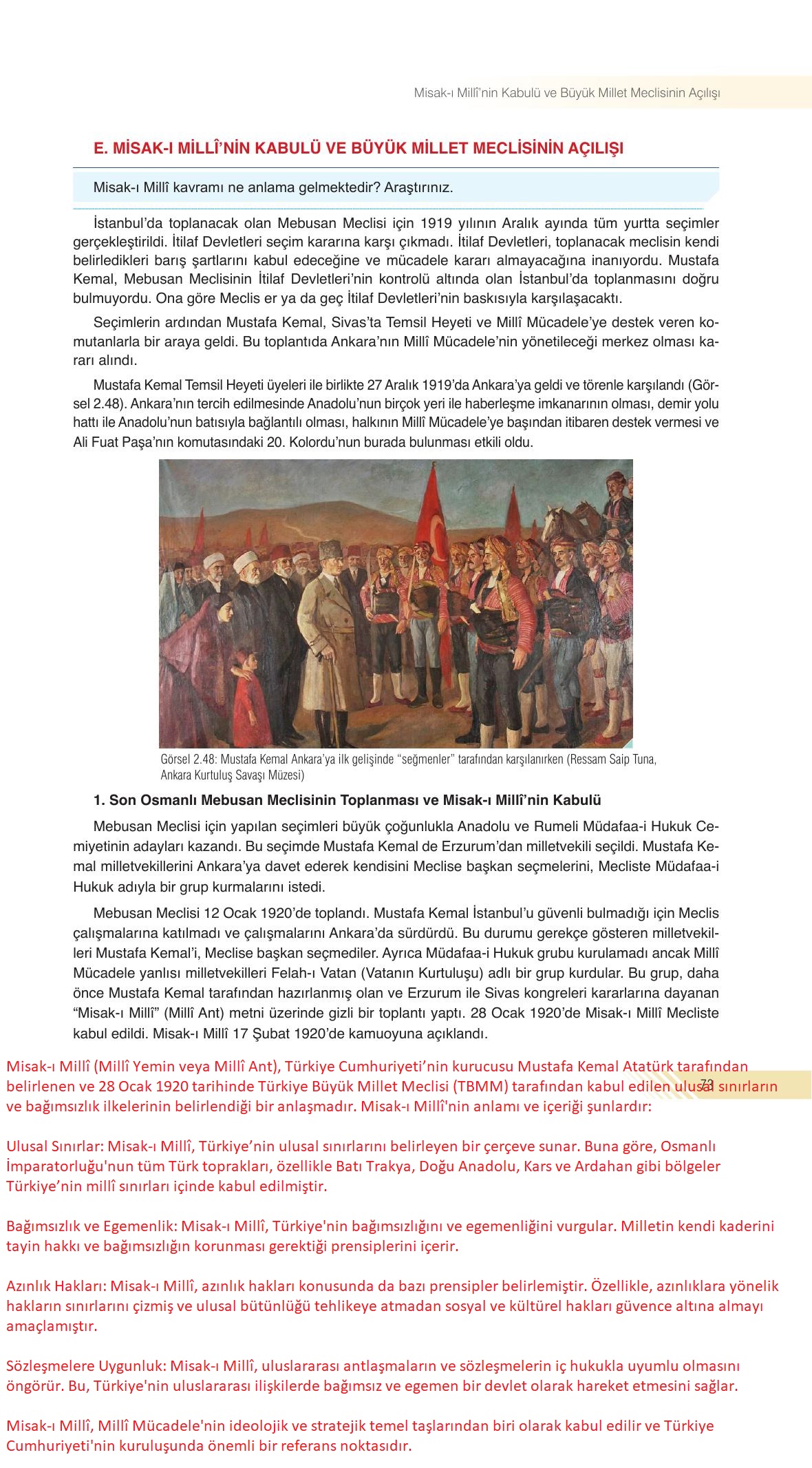 8. Sınıf Semih Ofset SEK Yayınları İnkılap Tarihi Ders Kitabı Sayfa 73 Cevapları 8. Sınıf Semih Ofset SEK Yayınları İnkılap Tarihi Ders Kitabı Sayfa 73 Cevapları