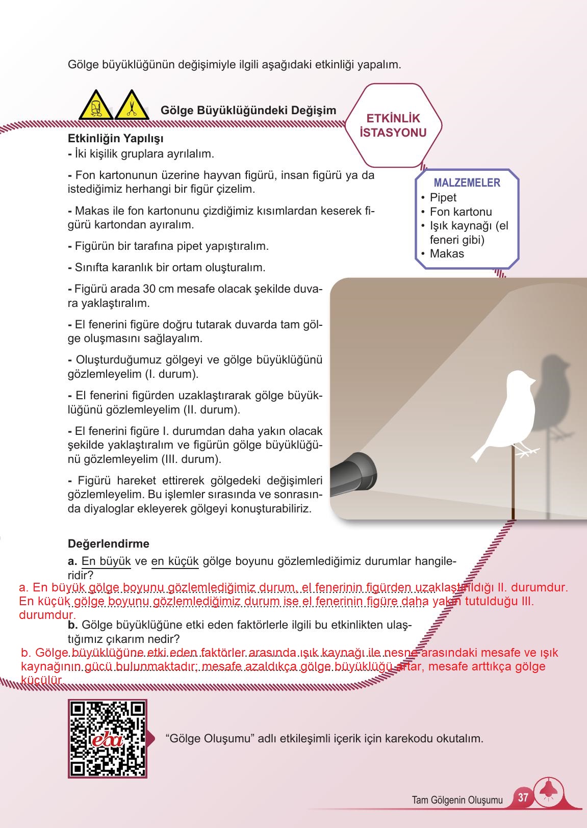 5. Sınıf Meb Yayınları 2. Kitap Fen Bilimleri Ders Kitabı Sayfa 37 Cevapları 5. Sınıf Meb Yayınları 2. Kitap Fen Bilimleri Ders Kitabı Sayfa 37 Cevapları