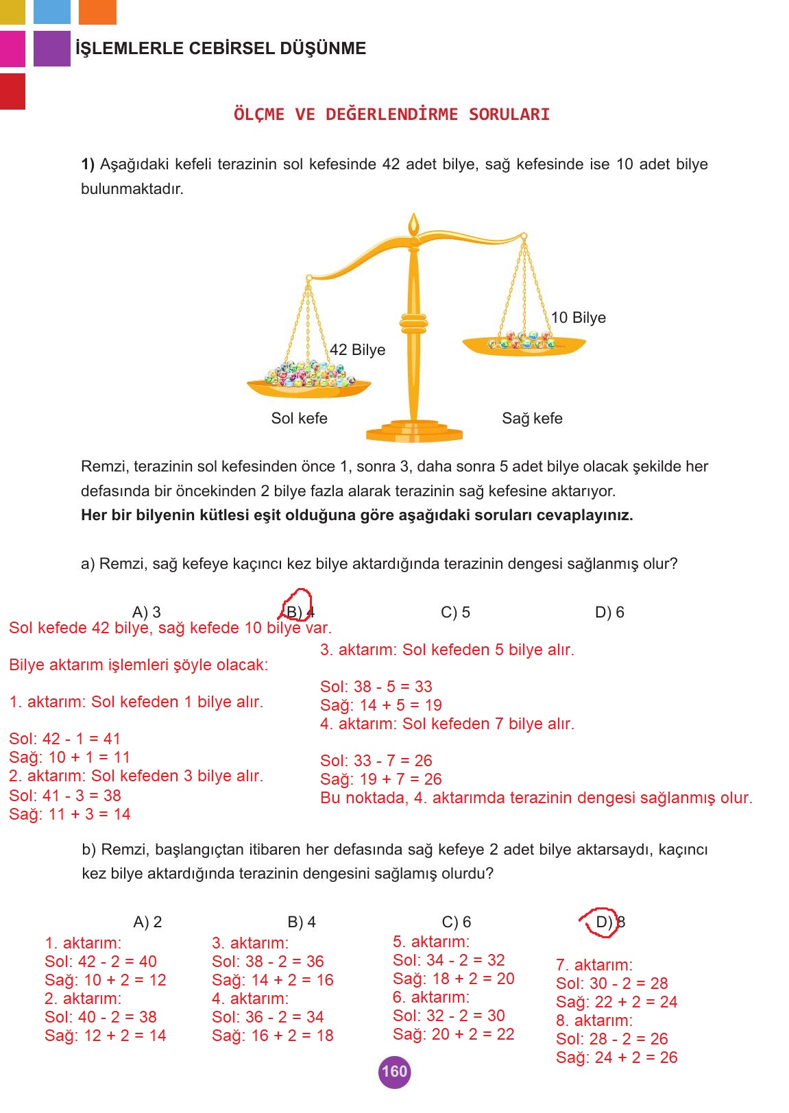 5. Sınıf Meb Yayınları 2. Kitap Matematik Ders Kitabı Sayfa 160 Cevapları 5. Sınıf Meb Yayınları 2. Kitap Matematik Ders Kitabı Sayfa 160 Cevapları