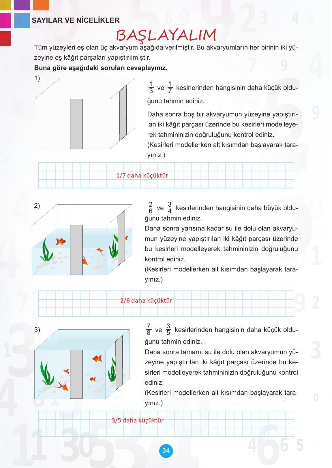 5. Sınıf Meb Yayınları 2. Kitap Matematik Ders Kitabı Sayfa 34 Cevapları