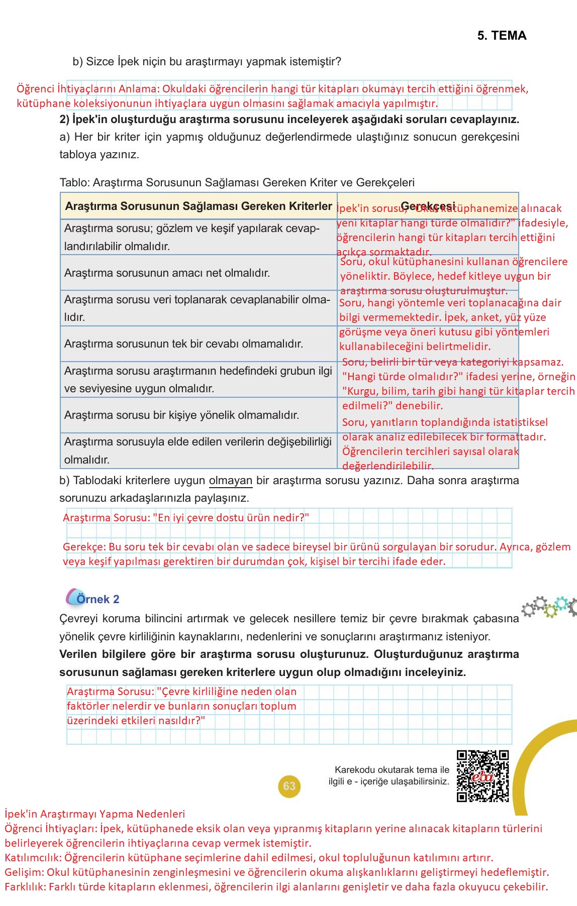 5. Sınıf Meb Yayınları 2. Kitap Matematik Ders Kitabı Sayfa 63 Cevapları 5. Sınıf Meb Yayınları 2. Kitap Matematik Ders Kitabı Sayfa 63 Cevapları