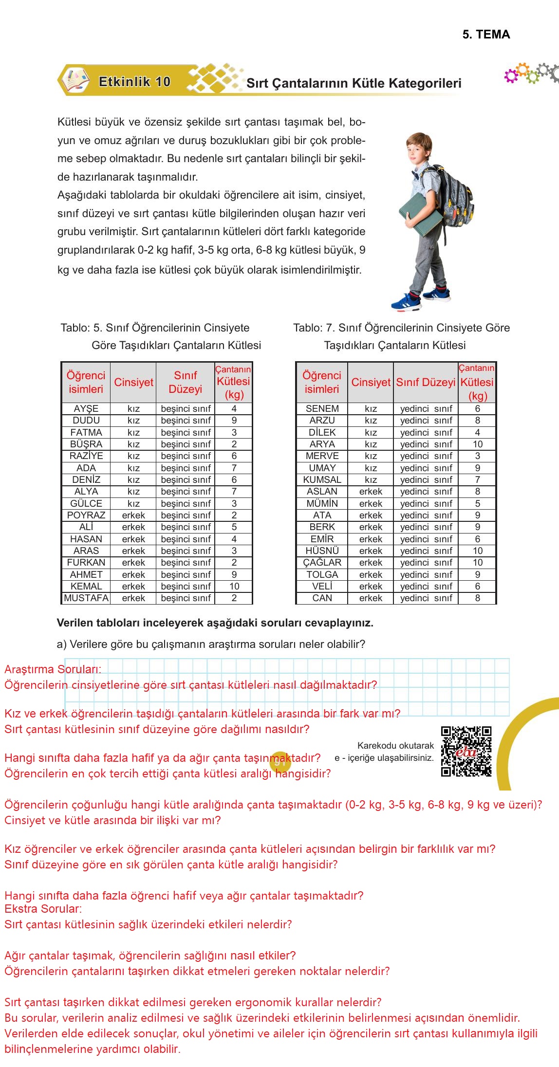 5. Sınıf Meb Yayınları 2. Kitap Matematik Ders Kitabı Sayfa 91 Cevapları 5. Sınıf Meb Yayınları 2. Kitap Matematik Ders Kitabı Sayfa 91 Cevapları