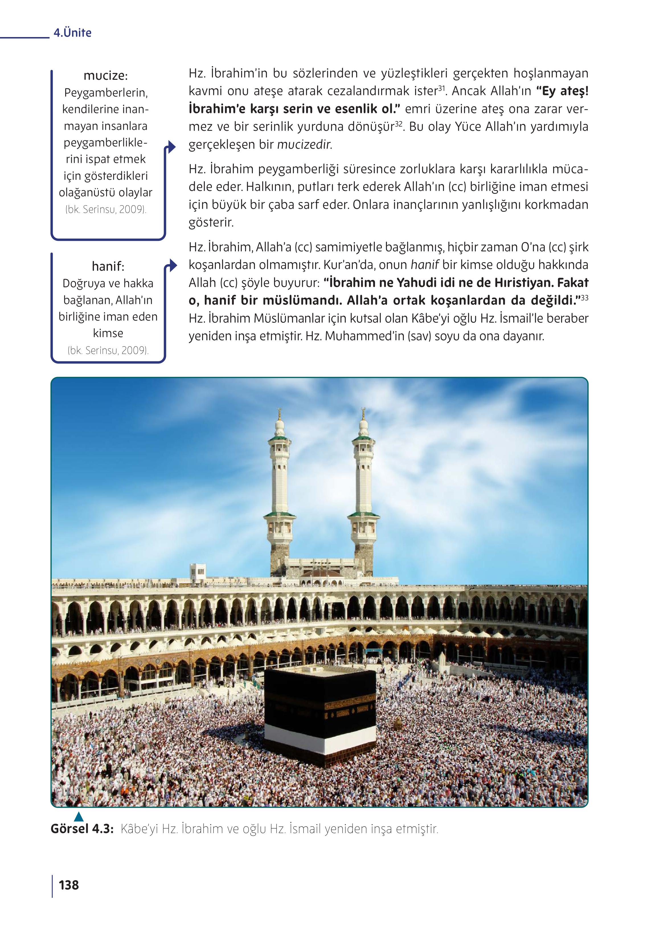 5. Sınıf Meb Yayınları Din Kültürü Ve Ahlak Bilgisi Ders Kitabı Sayfa 138 Cevapları