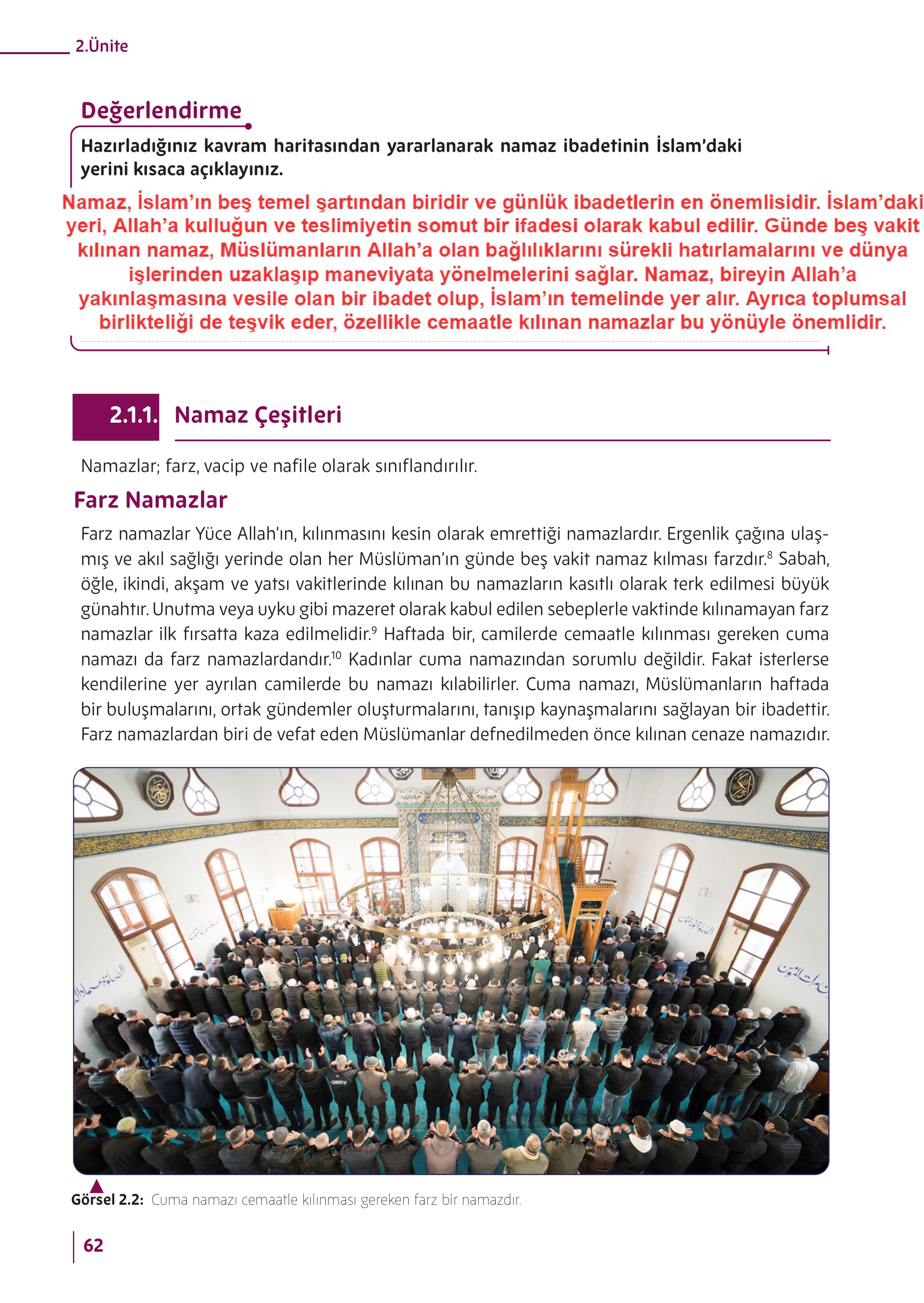 5. Sınıf Meb Yayınları Din Kültürü Ve Ahlak Bilgisi Ders Kitabı Sayfa 62 Cevapları 5. Sınıf Meb Yayınları Din Kültürü Ve Ahlak Bilgisi Ders Kitabı Sayfa 62 Cevapları