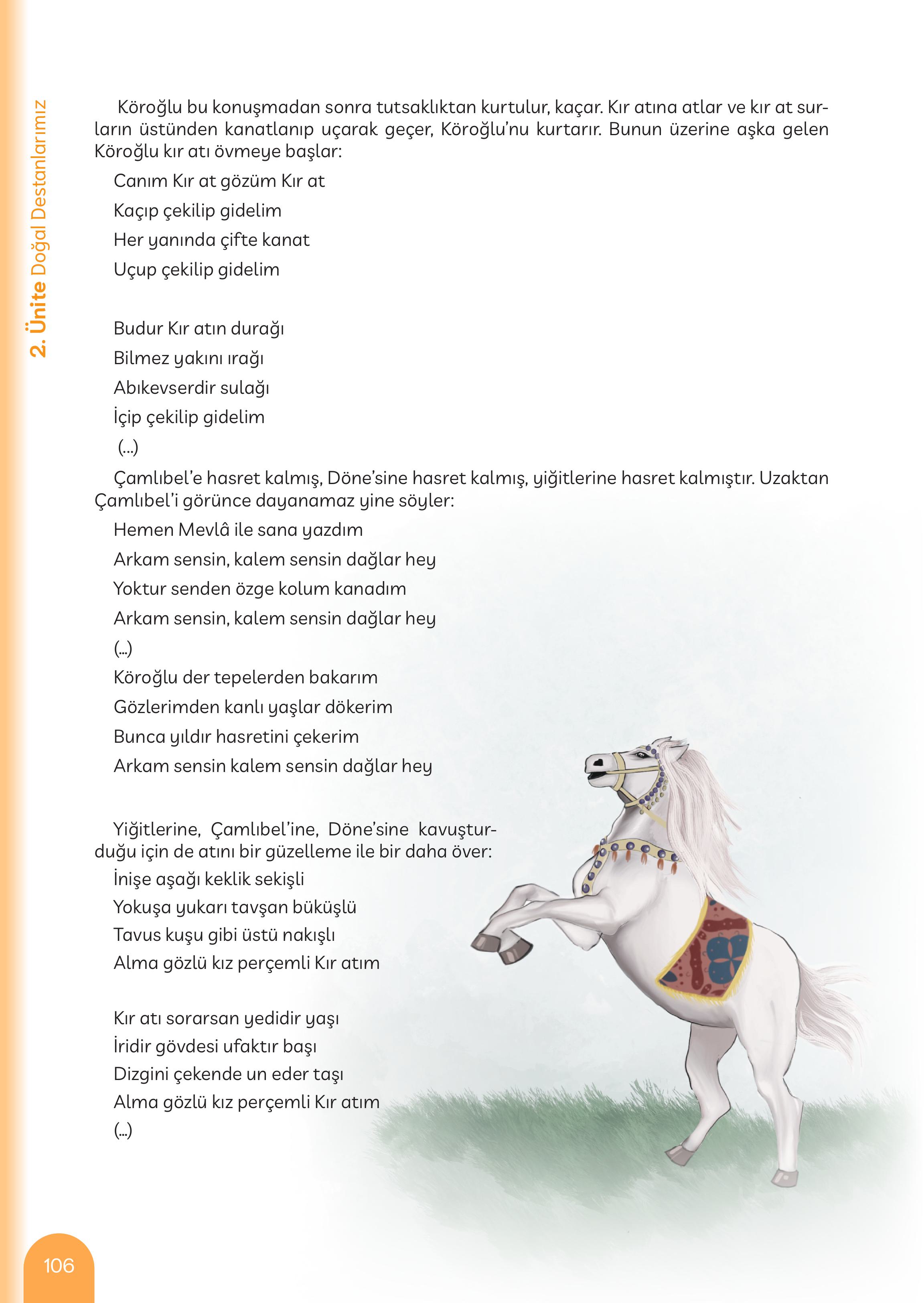 5. Sınıf Meb Yayınları Masal Ve Destanlarımız Ders Kitabı Sayfa 107 Cevapları