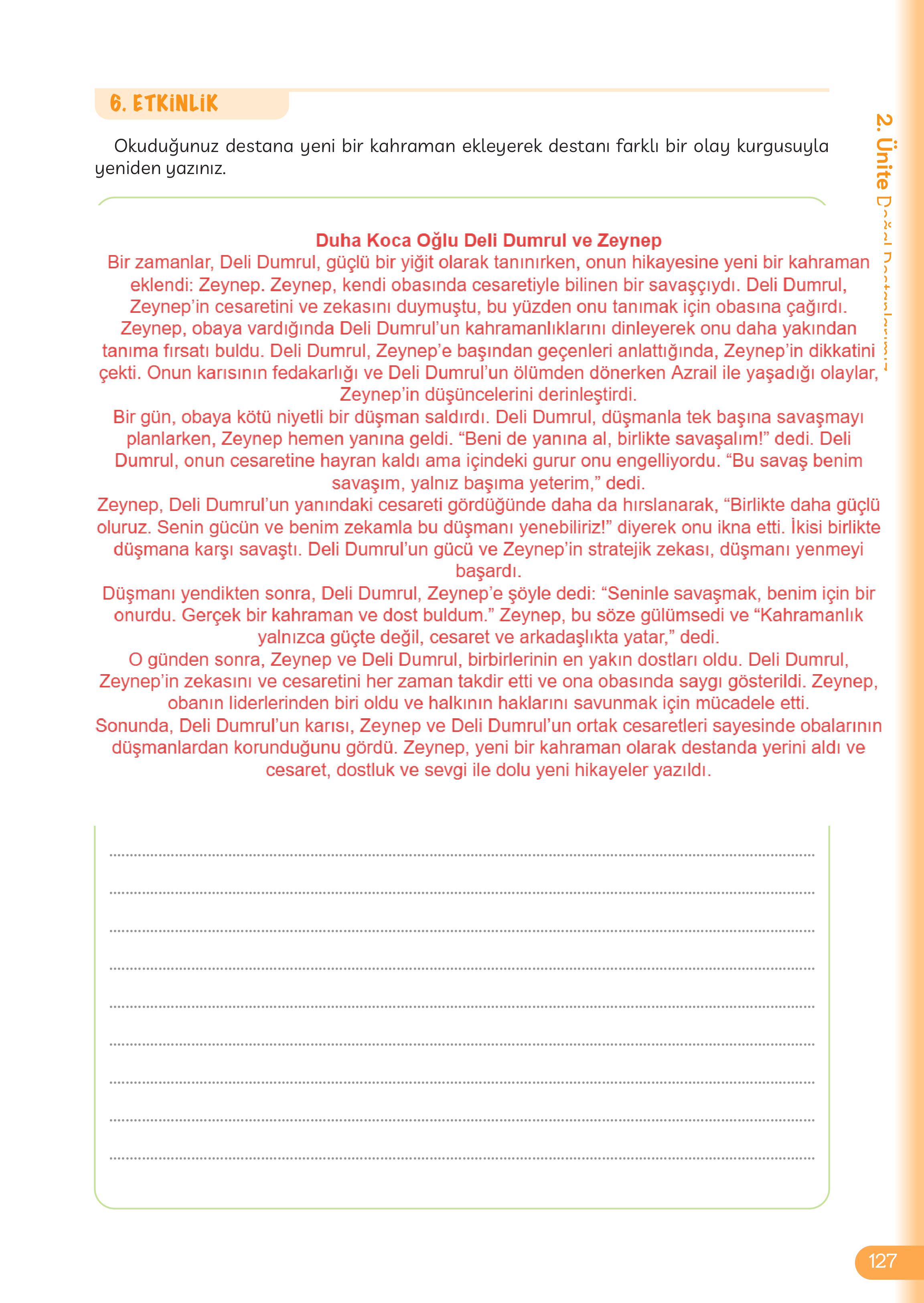5. Sınıf Meb Yayınları Masal Ve Destanlarımız Ders Kitabı Sayfa 128 Cevapları 5. Sınıf Meb Yayınları Masal Ve Destanlarımız Ders Kitabı Sayfa 128 Cevapları