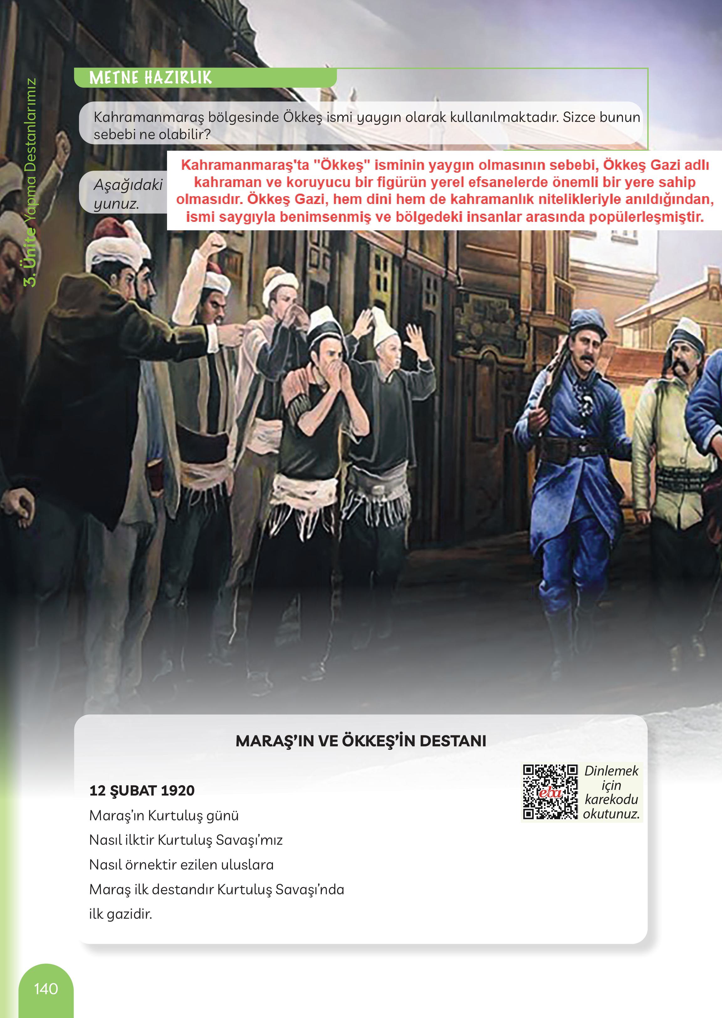 5. Sınıf Meb Yayınları Masal Ve Destanlarımız Ders Kitabı Sayfa 141 Cevapları
