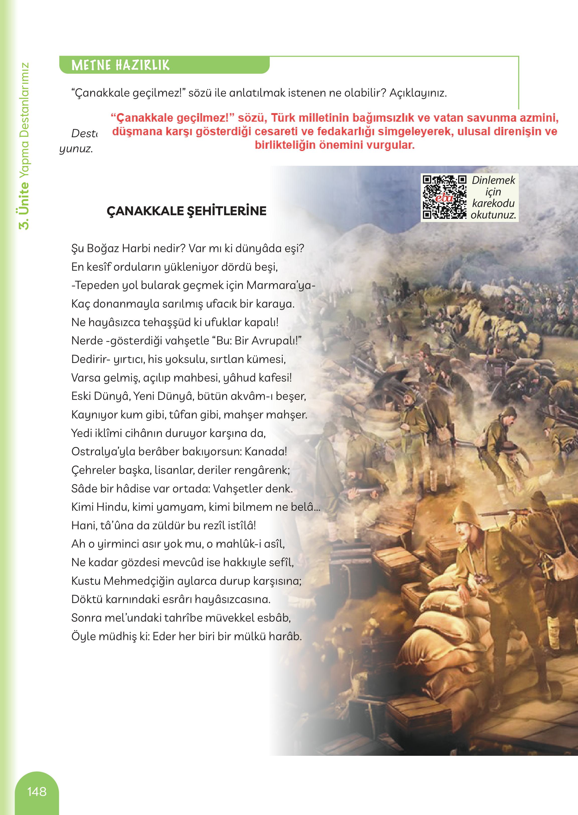 5. Sınıf Meb Yayınları Masal Ve Destanlarımız Ders Kitabı Sayfa 149 Cevapları