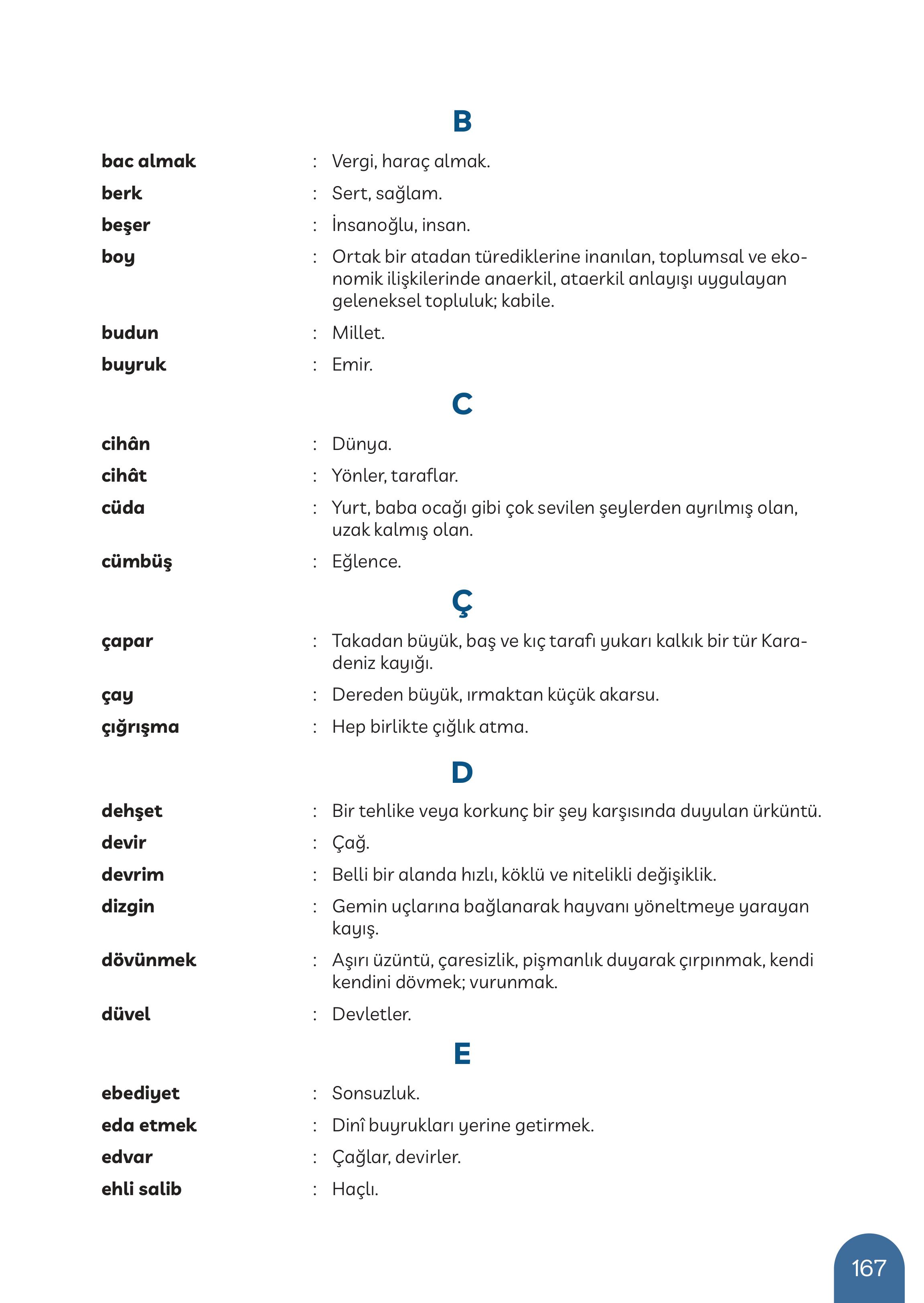 5. Sınıf Meb Yayınları Masal Ve Destanlarımız Ders Kitabı Sayfa 168 Cevapları