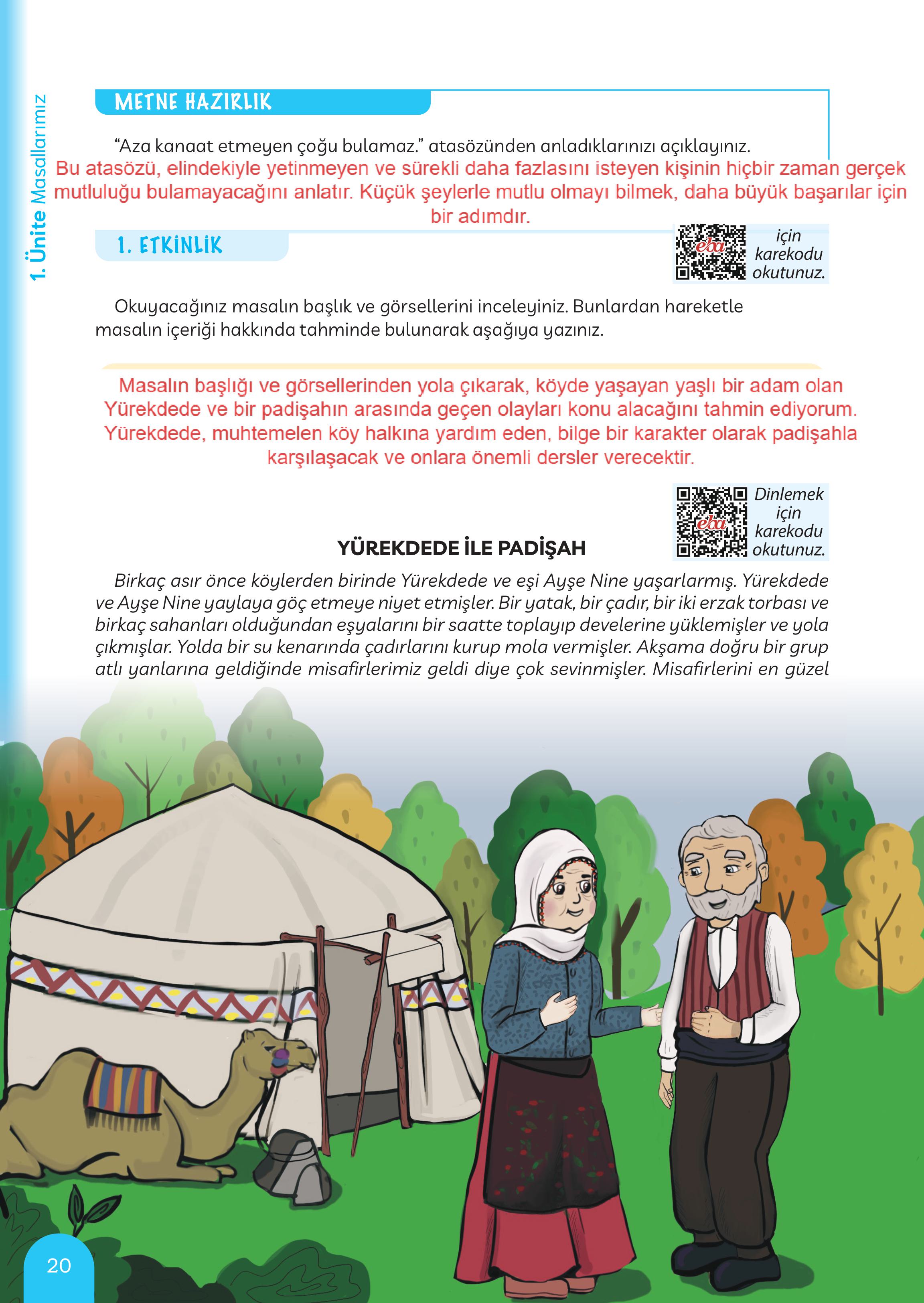 5. Sınıf Meb Yayınları Masal Ve Destanlarımız Ders Kitabı Sayfa 21 Cevapları 5. Sınıf Meb Yayınları Masal Ve Destanlarımız Ders Kitabı Sayfa 21 Cevapları