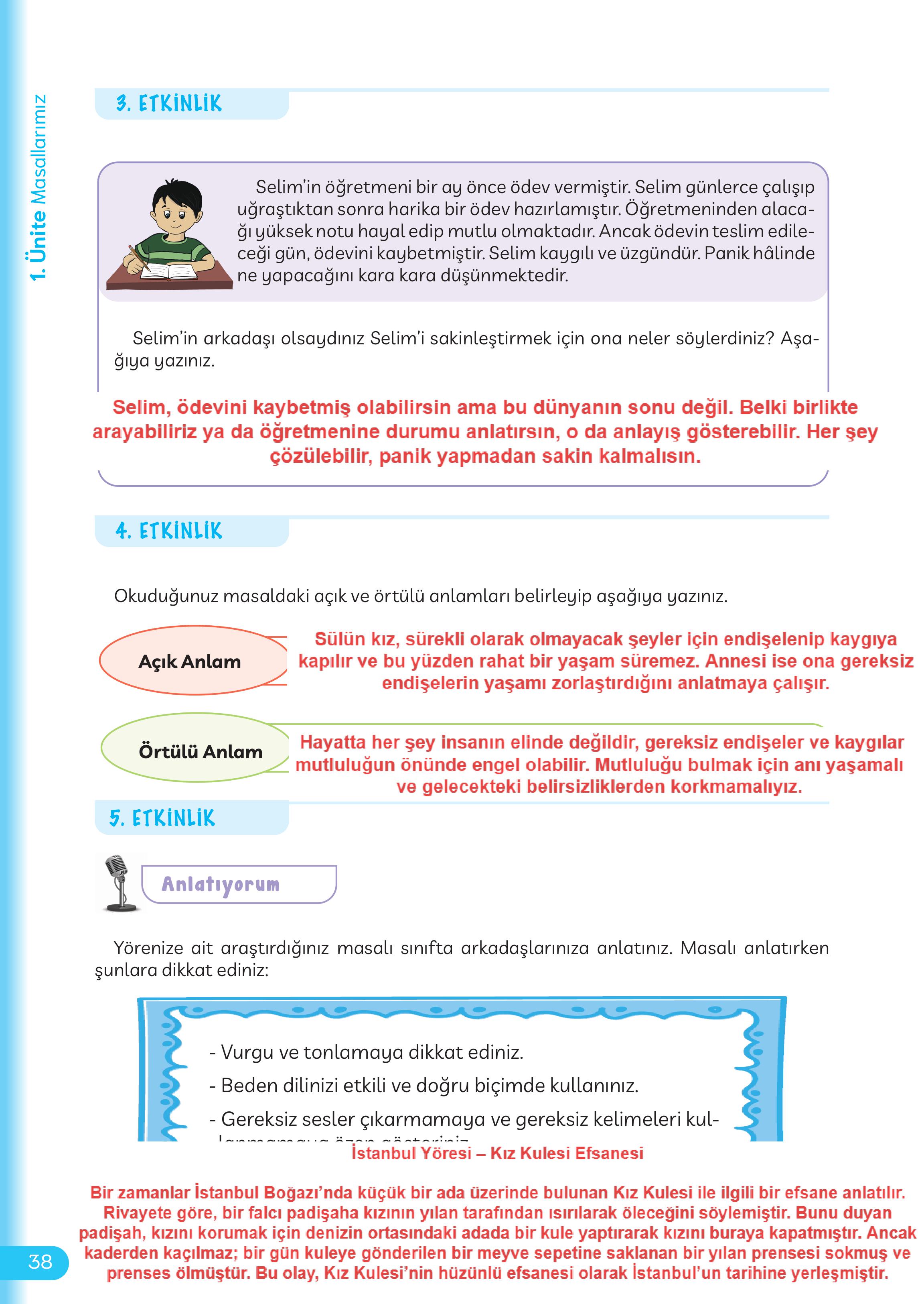 5. Sınıf Meb Yayınları Masal Ve Destanlarımız Ders Kitabı Sayfa 39 Cevapları 5. Sınıf Meb Yayınları Masal Ve Destanlarımız Ders Kitabı Sayfa 39 Cevapları