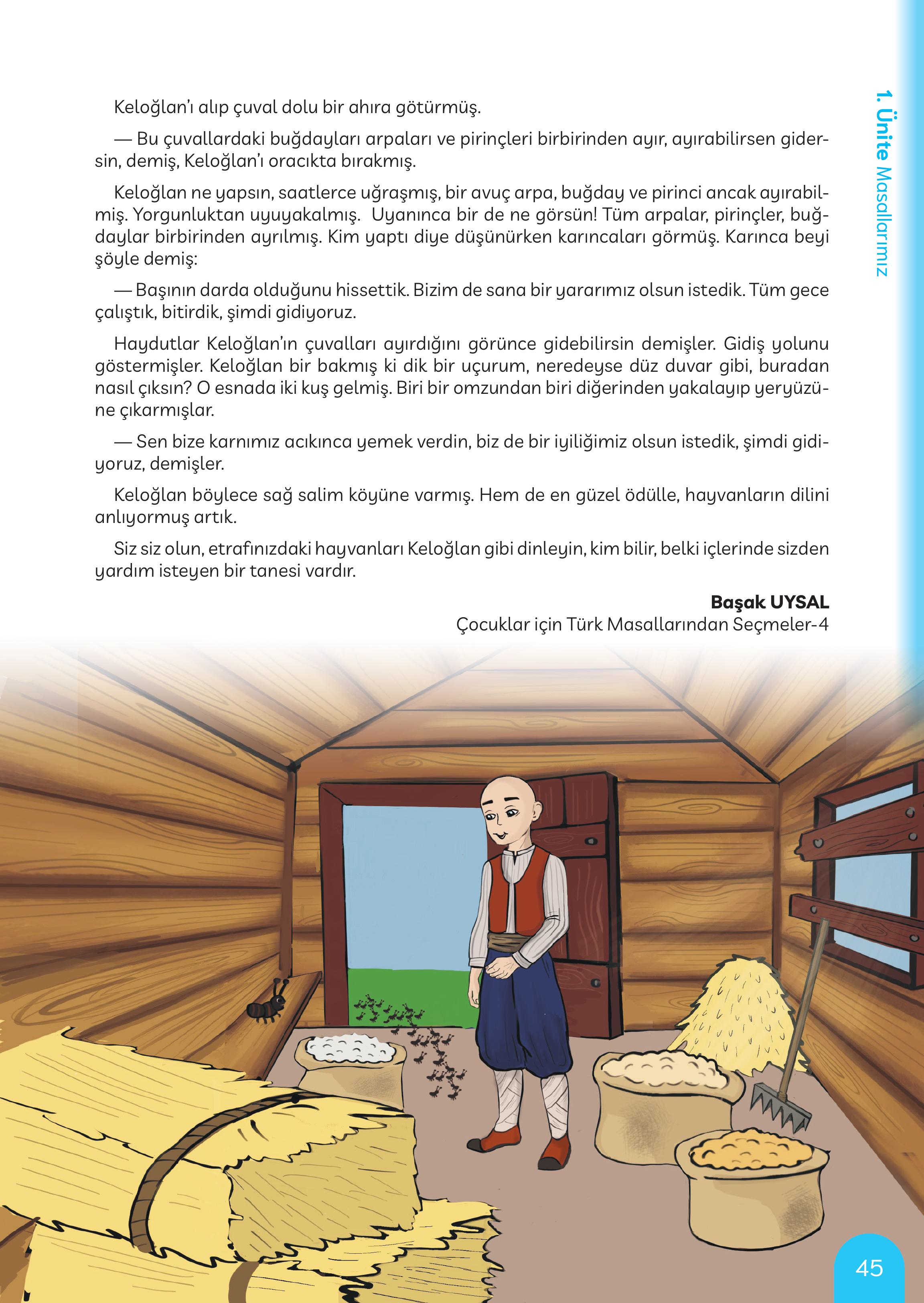 5. Sınıf Meb Yayınları Masal Ve Destanlarımız Ders Kitabı Sayfa 46 Cevapları