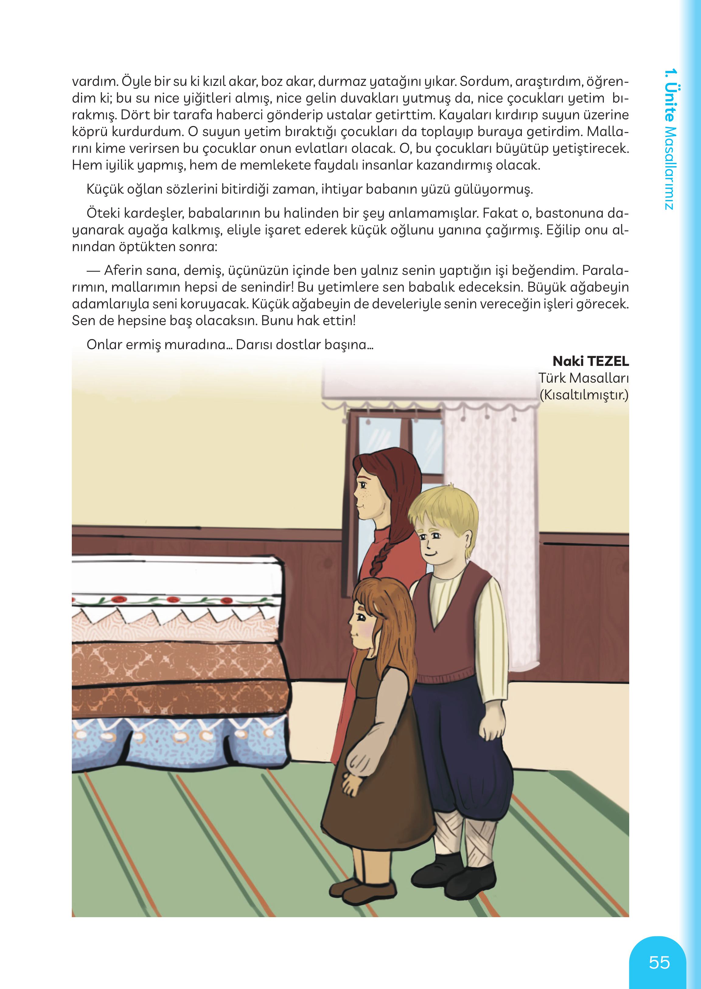 5. Sınıf Meb Yayınları Masal Ve Destanlarımız Ders Kitabı Sayfa 56 Cevapları