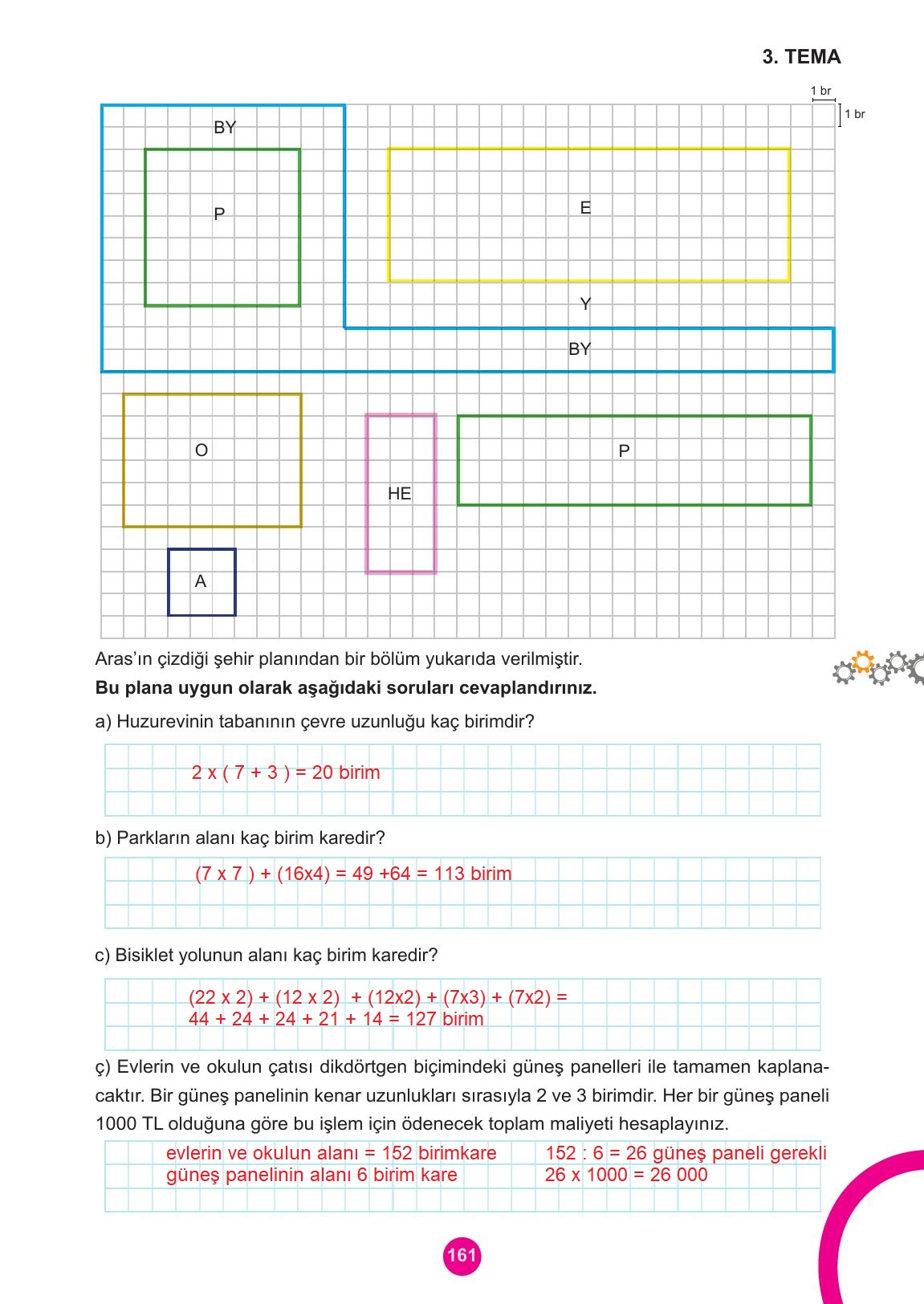 5. Sınıf Meb Yayınları Matematik Ders Kitabı Sayfa 161 Cevapları