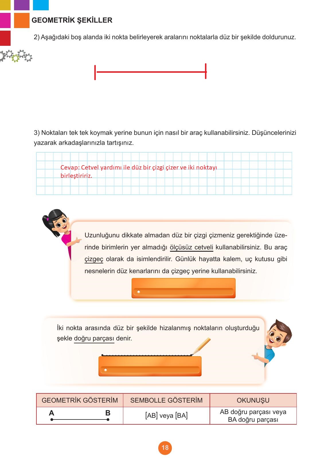 5. Sınıf Meb Yayınları Matematik Ders Kitabı Sayfa 18 Cevapları