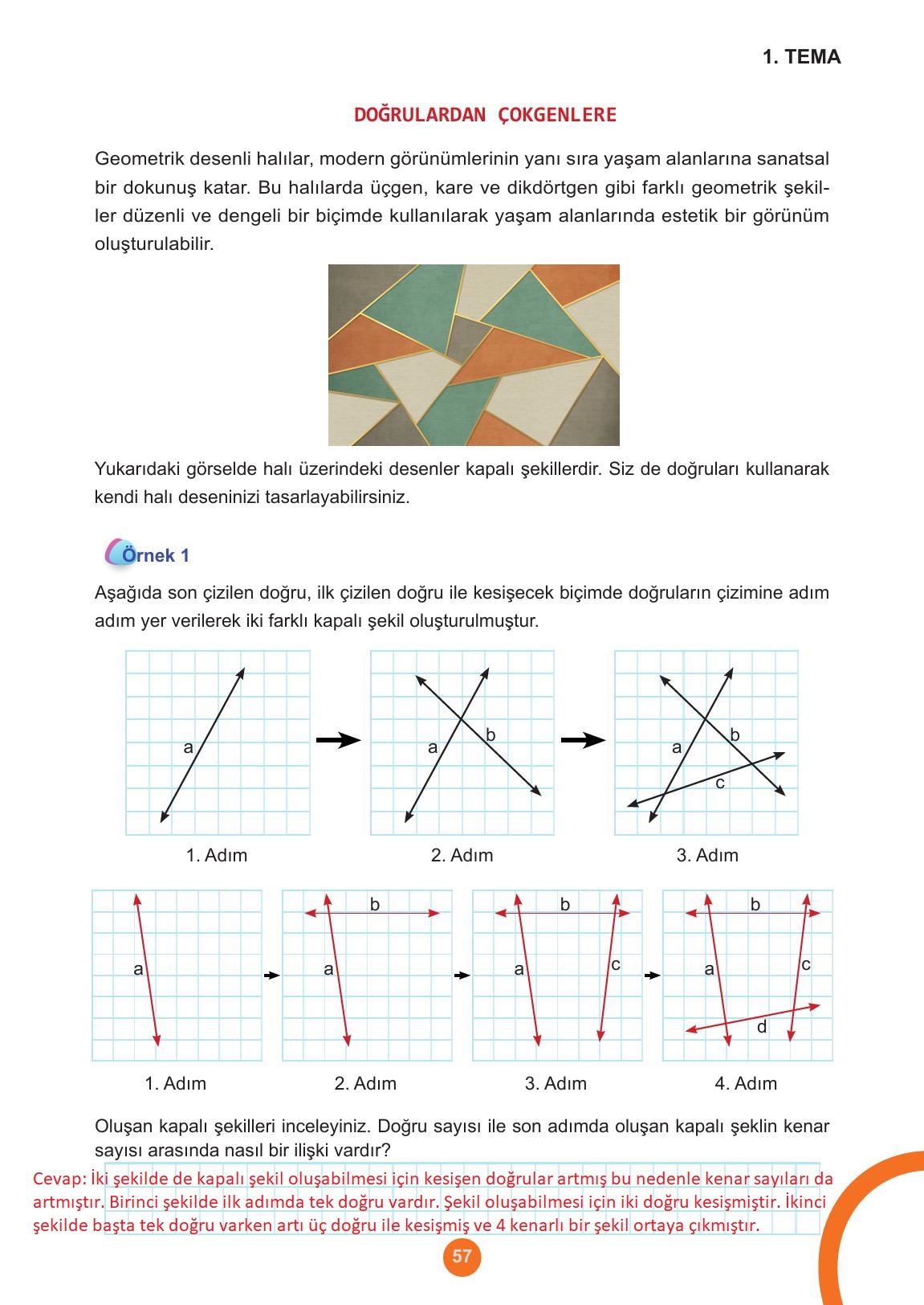 5. Sınıf Meb Yayınları Matematik Ders Kitabı Sayfa 57 Cevapları