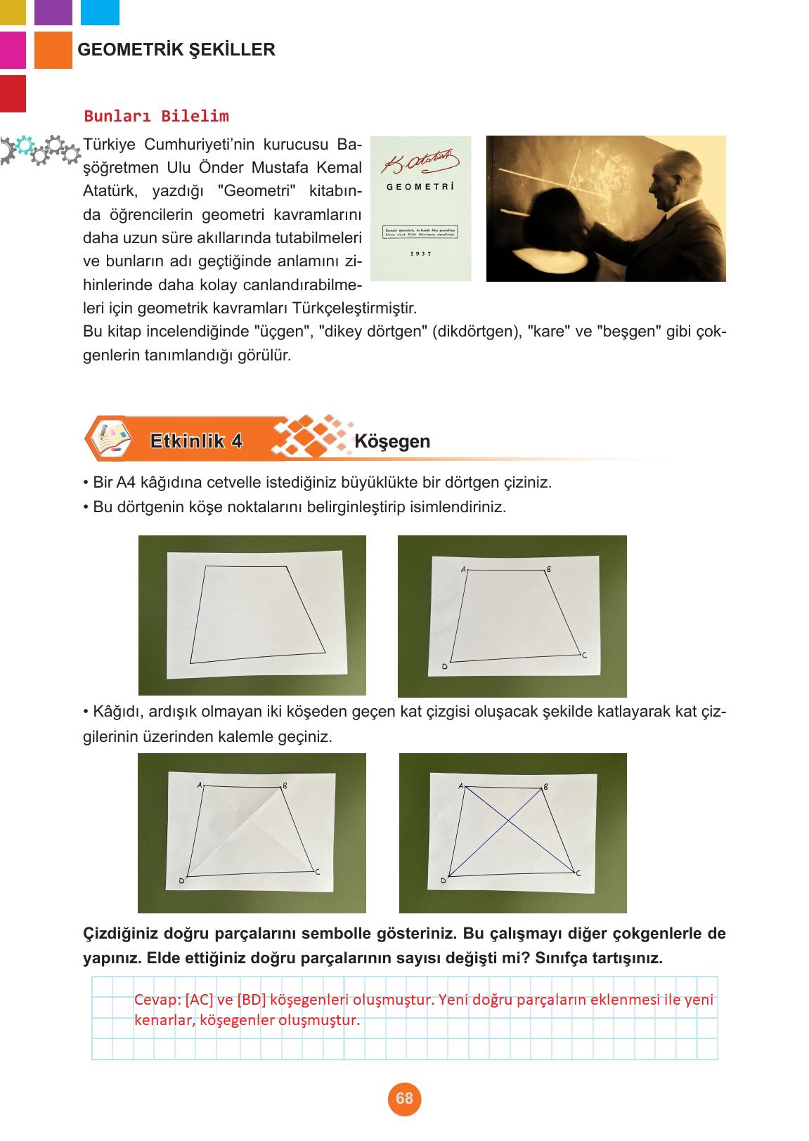 5. Sınıf Meb Yayınları Matematik Ders Kitabı Sayfa 68 Cevapları