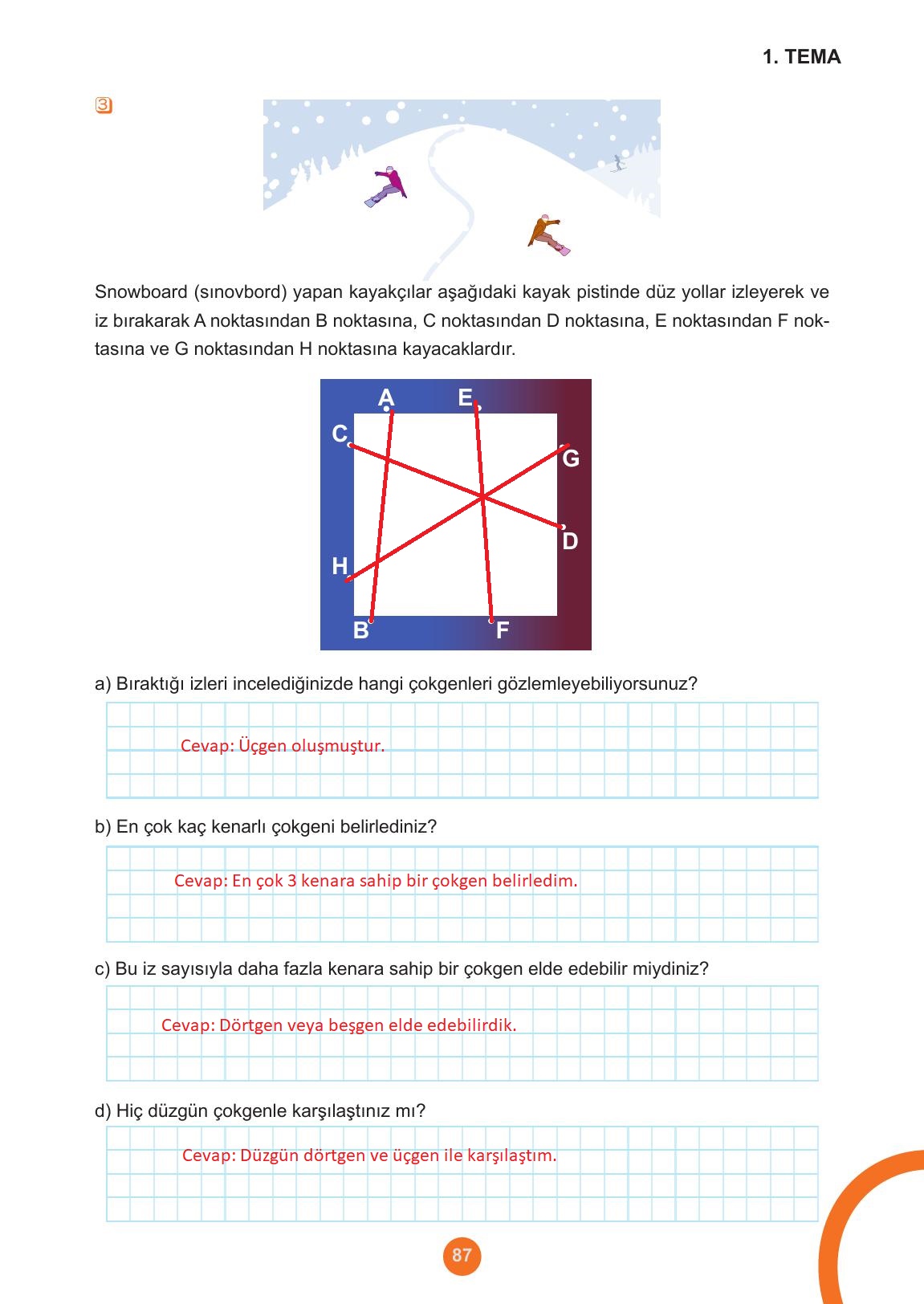 5. Sınıf Meb Yayınları Matematik Ders Kitabı Sayfa 87 Cevapları