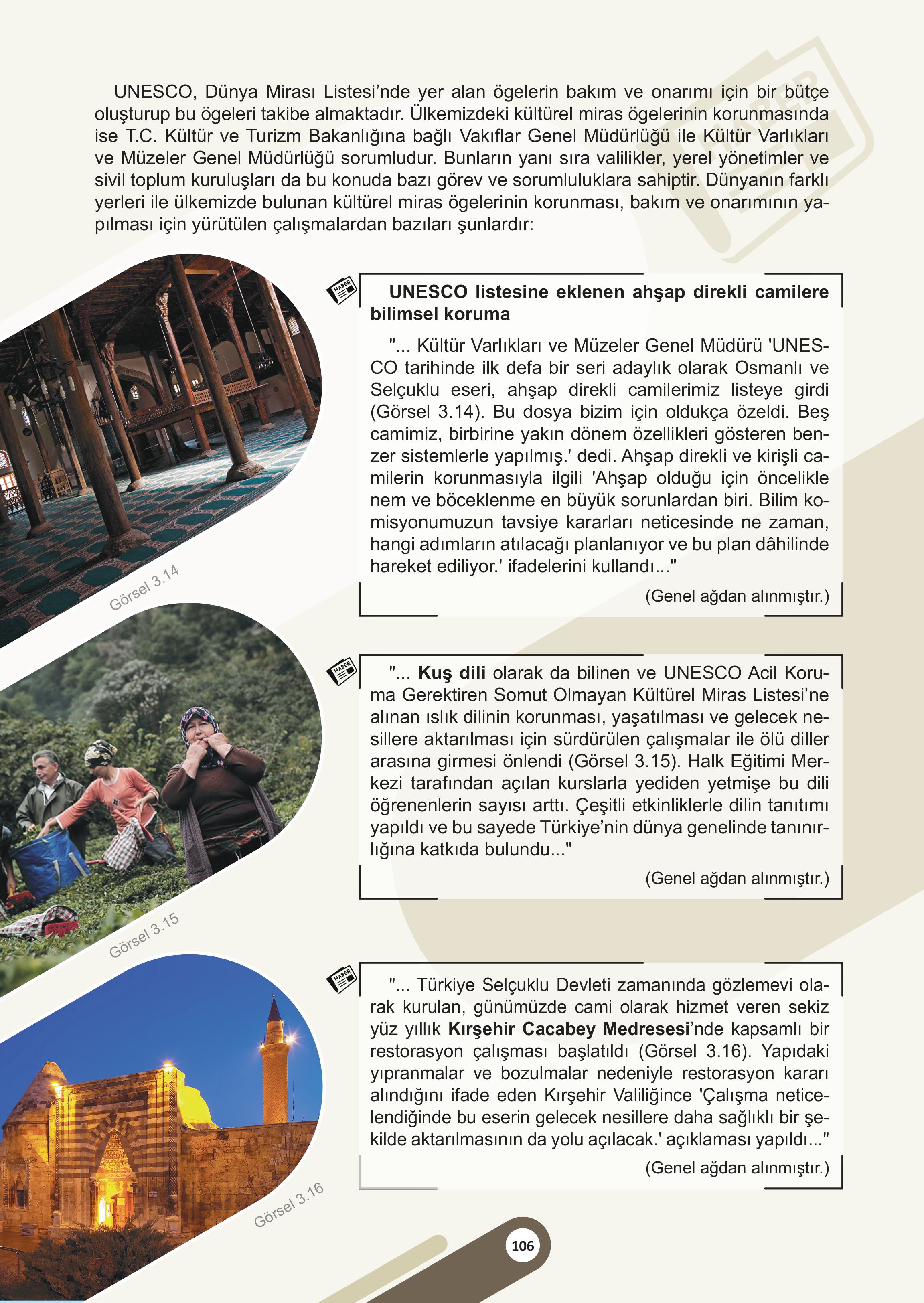 5. Sınıf Meb Yayınları Sosyal Bilgiler Ders Kitabı Sayfa 106 Cevapları