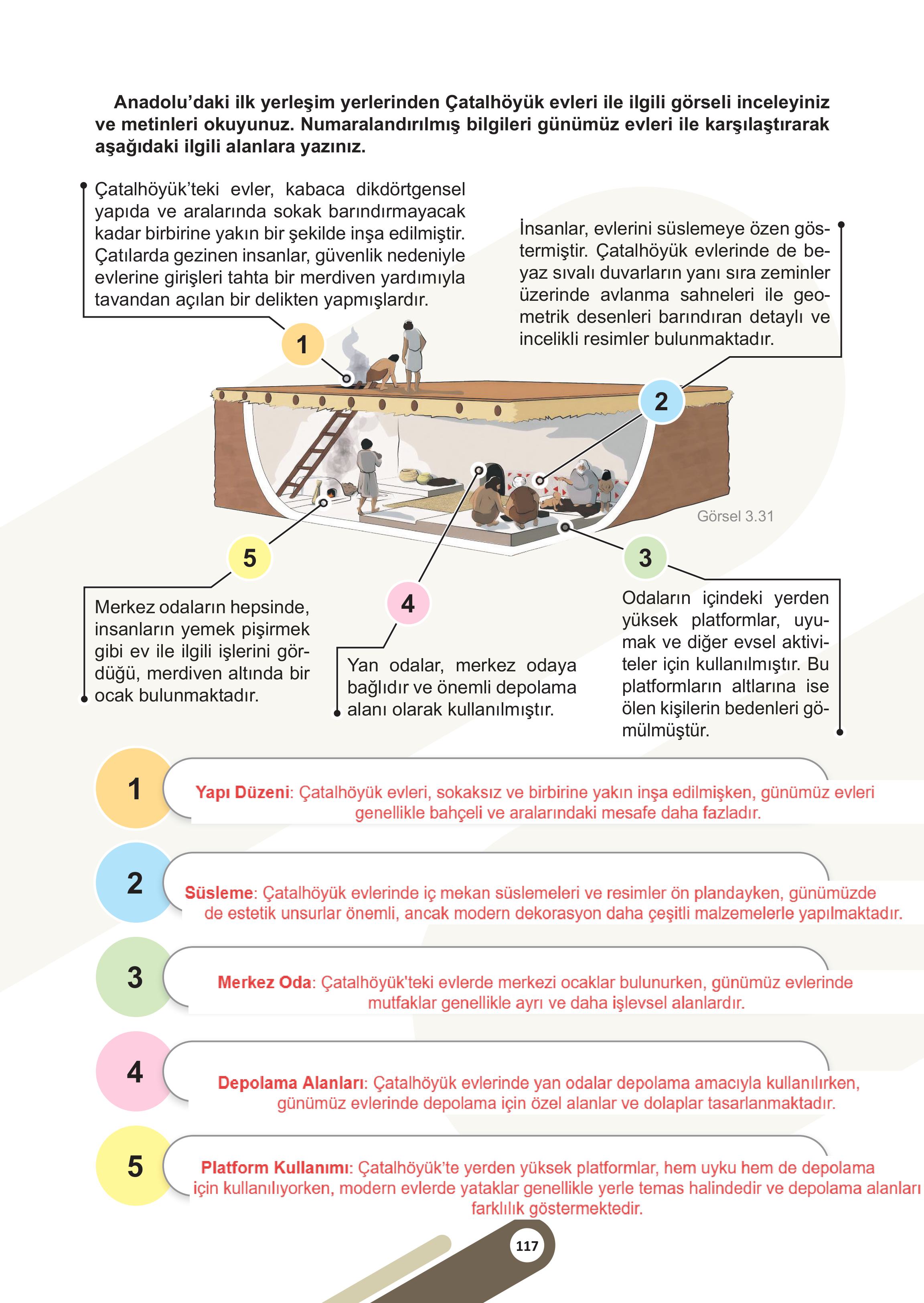 5. Sınıf Meb Yayınları Sosyal Bilgiler Ders Kitabı Sayfa 117 Cevapları