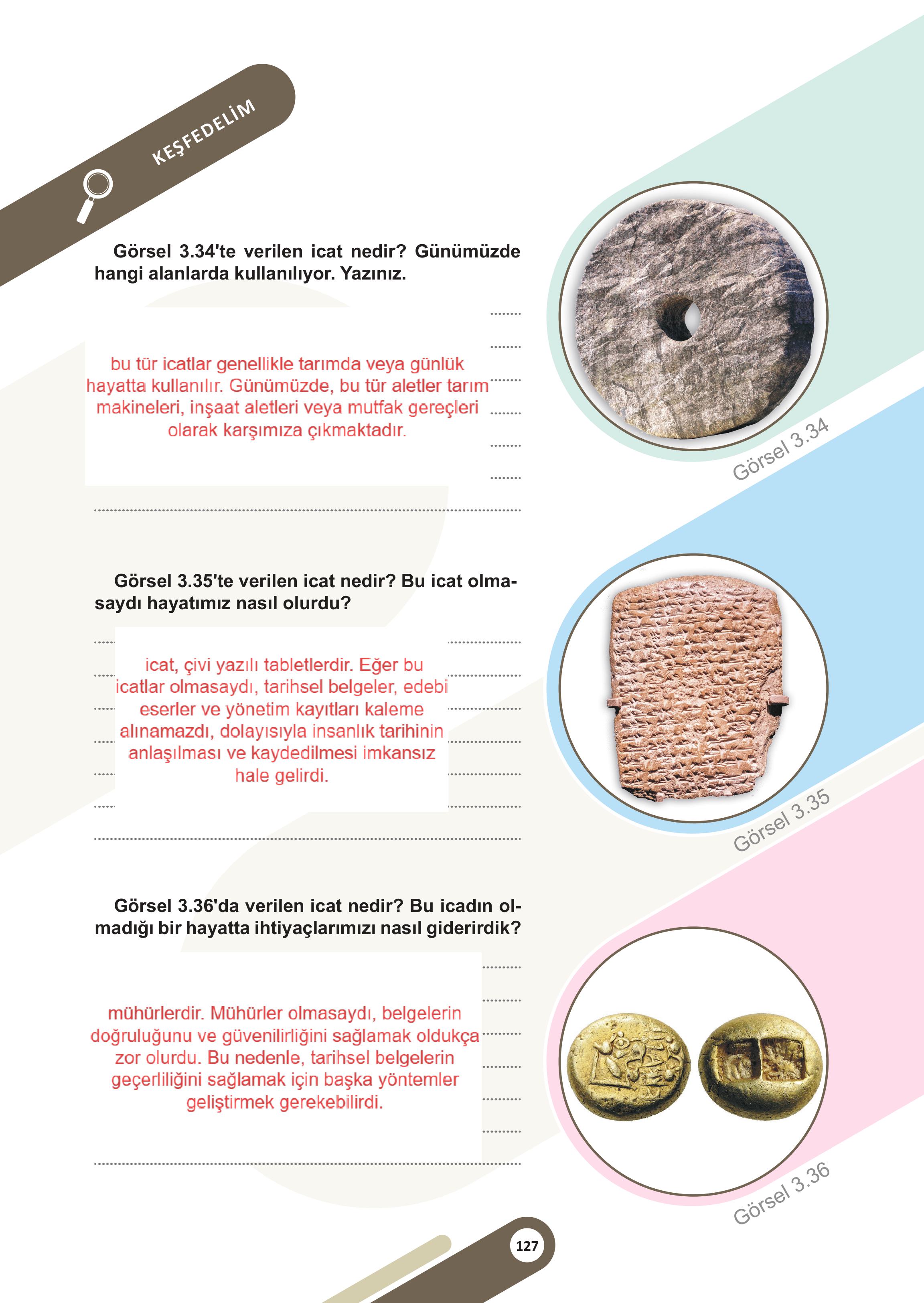 5. Sınıf Meb Yayınları Sosyal Bilgiler Ders Kitabı Sayfa 127 Cevapları 5. Sınıf Meb Yayınları Sosyal Bilgiler Ders Kitabı Sayfa 127 Cevapları