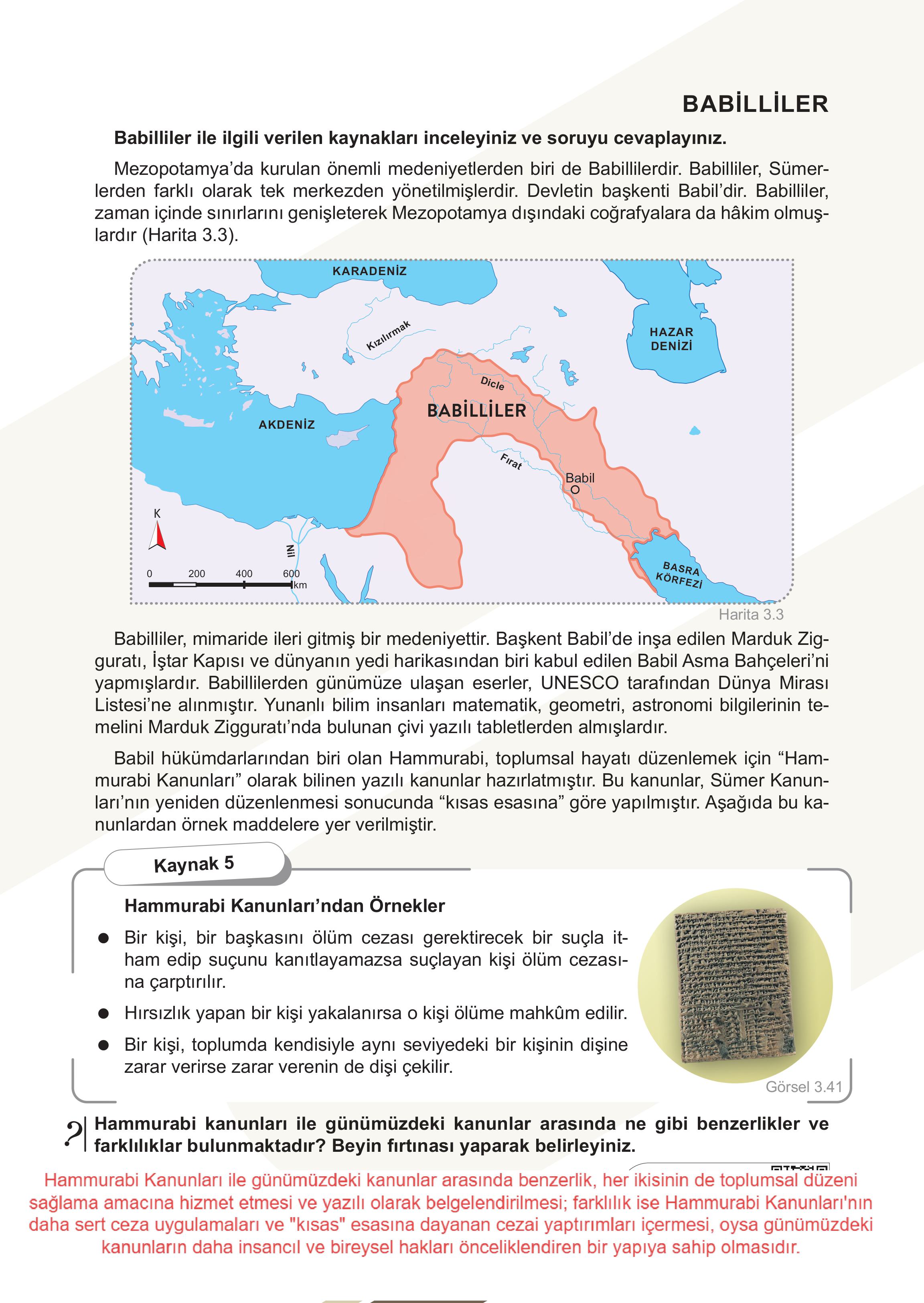 5. Sınıf Meb Yayınları Sosyal Bilgiler Ders Kitabı Sayfa 131 Cevapları