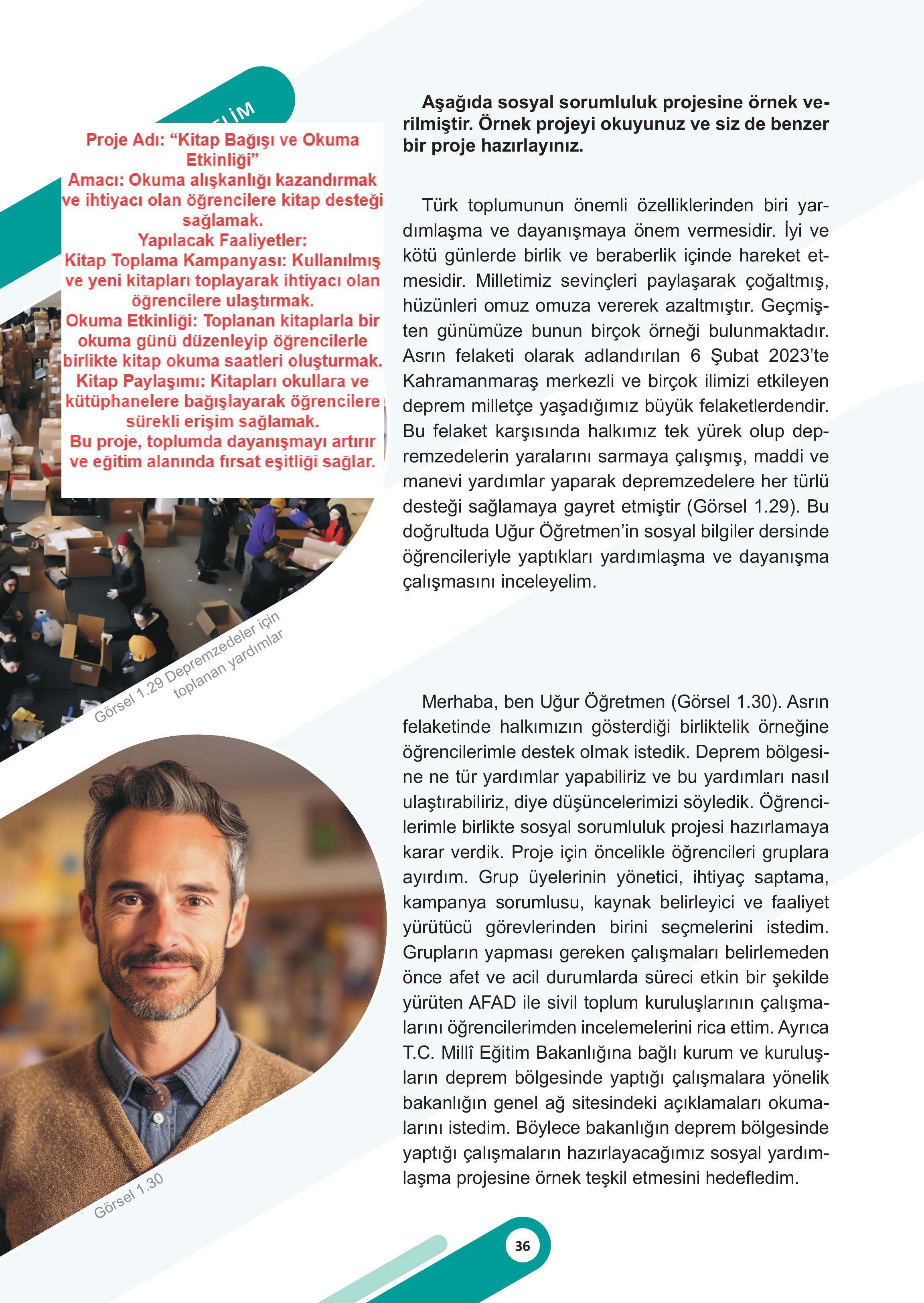 5. Sınıf Meb Yayınları Sosyal Bilgiler Ders Kitabı Sayfa 36 Cevapları